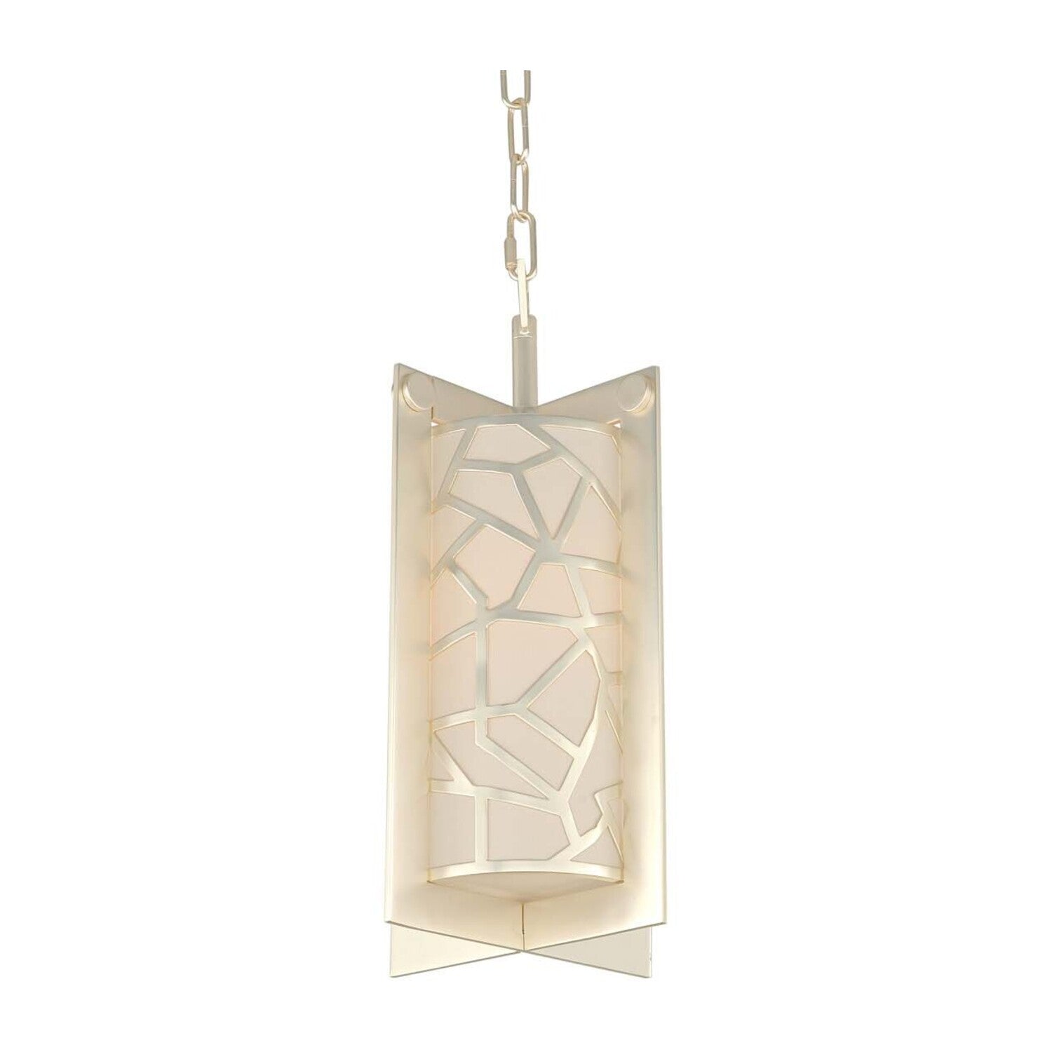 18'' Miramar 1 Light Rose Silver Pendant