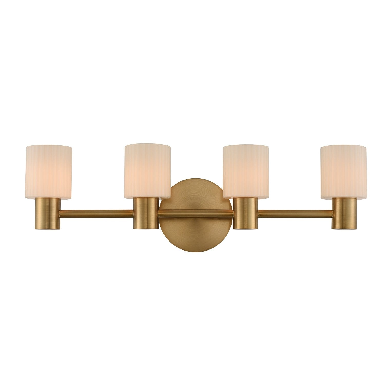 26'' Harlowe 4 Light Winter Brass Vanity Light