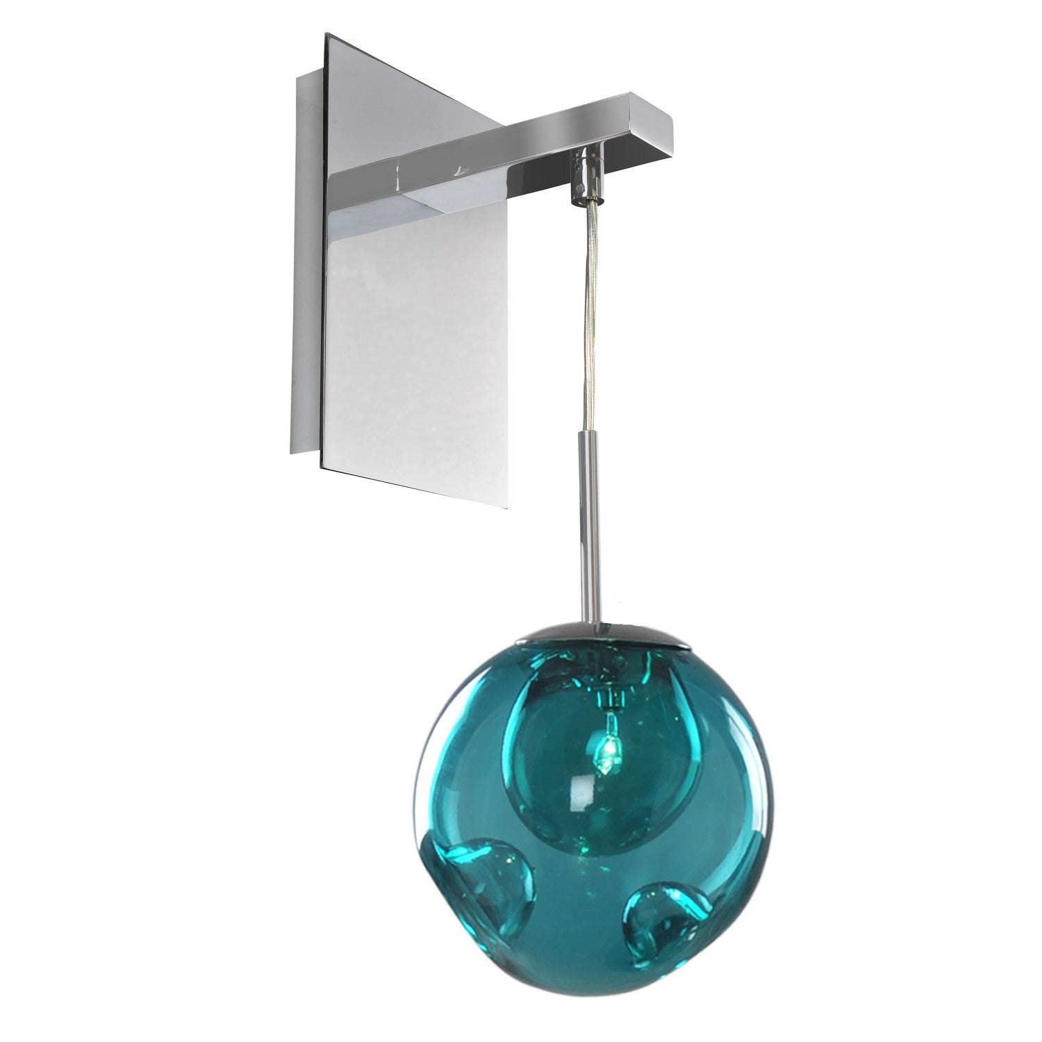 6'' Meteor 1 Light Polished Chrome Wall Sconce
