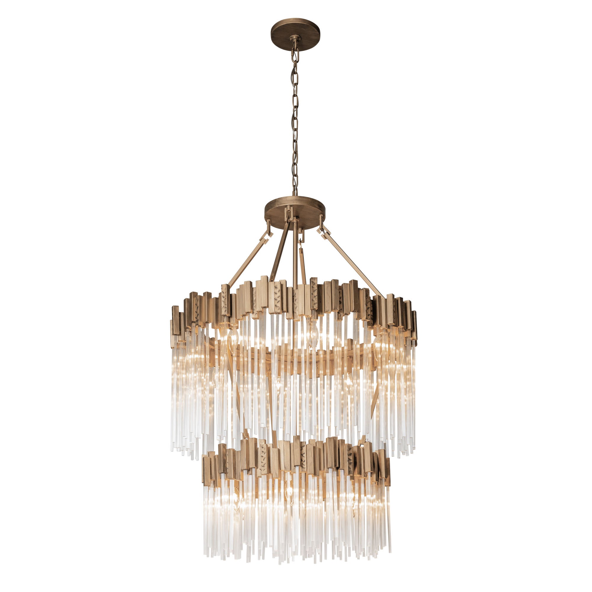 Matrix 14 Light 2-Tier Chandelier