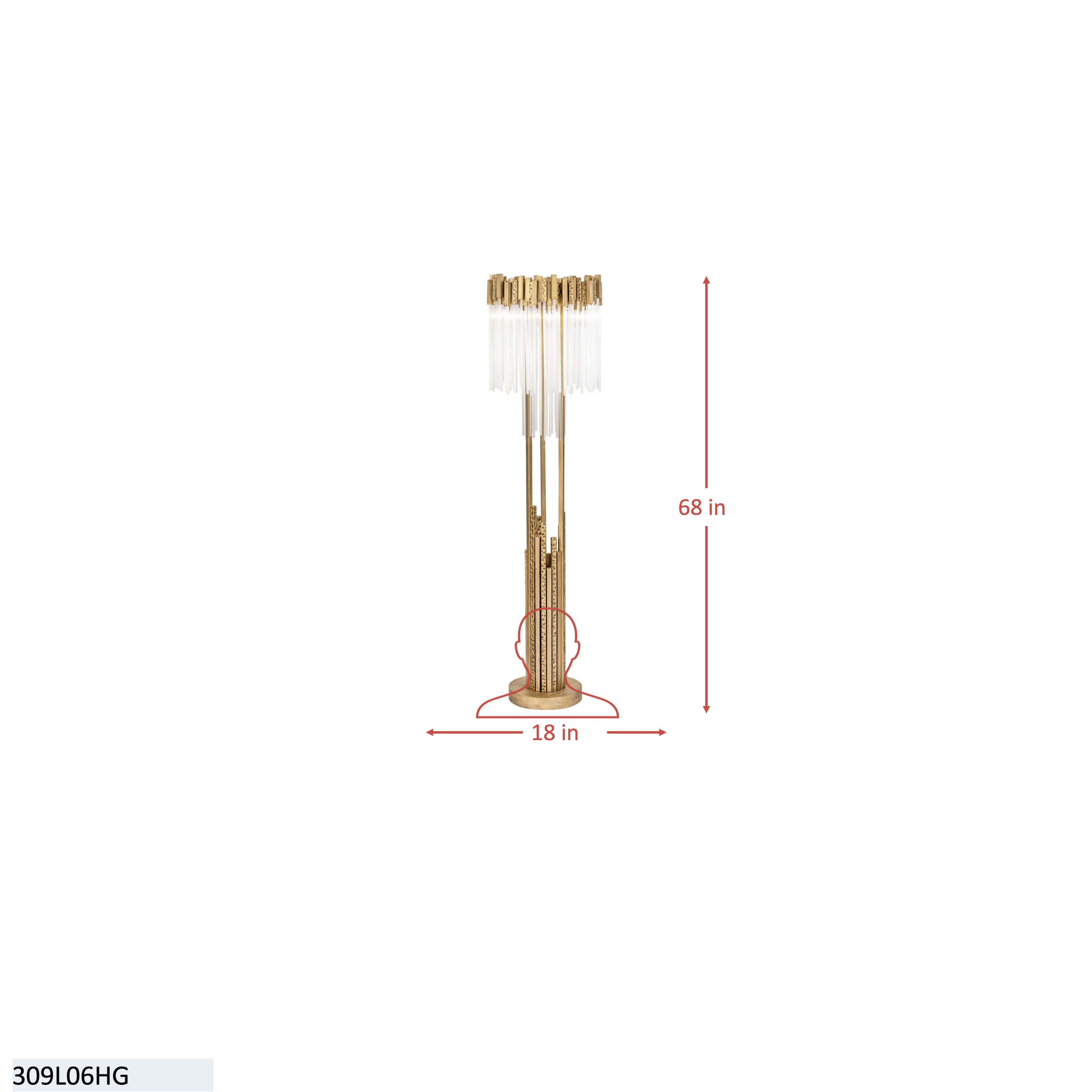 Matrix 6 Light Floor Lamp