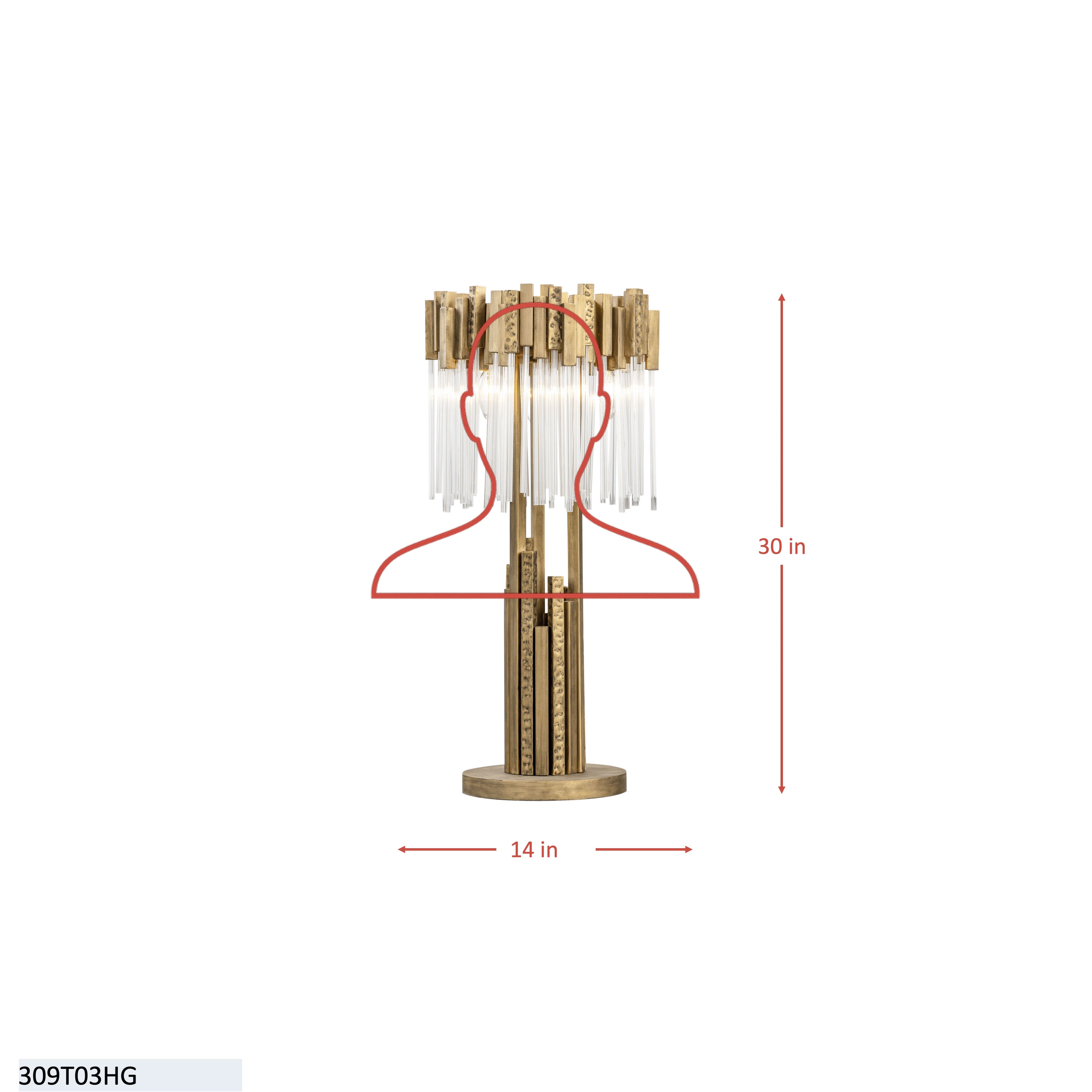 Matrix 3 Light Table Lamp