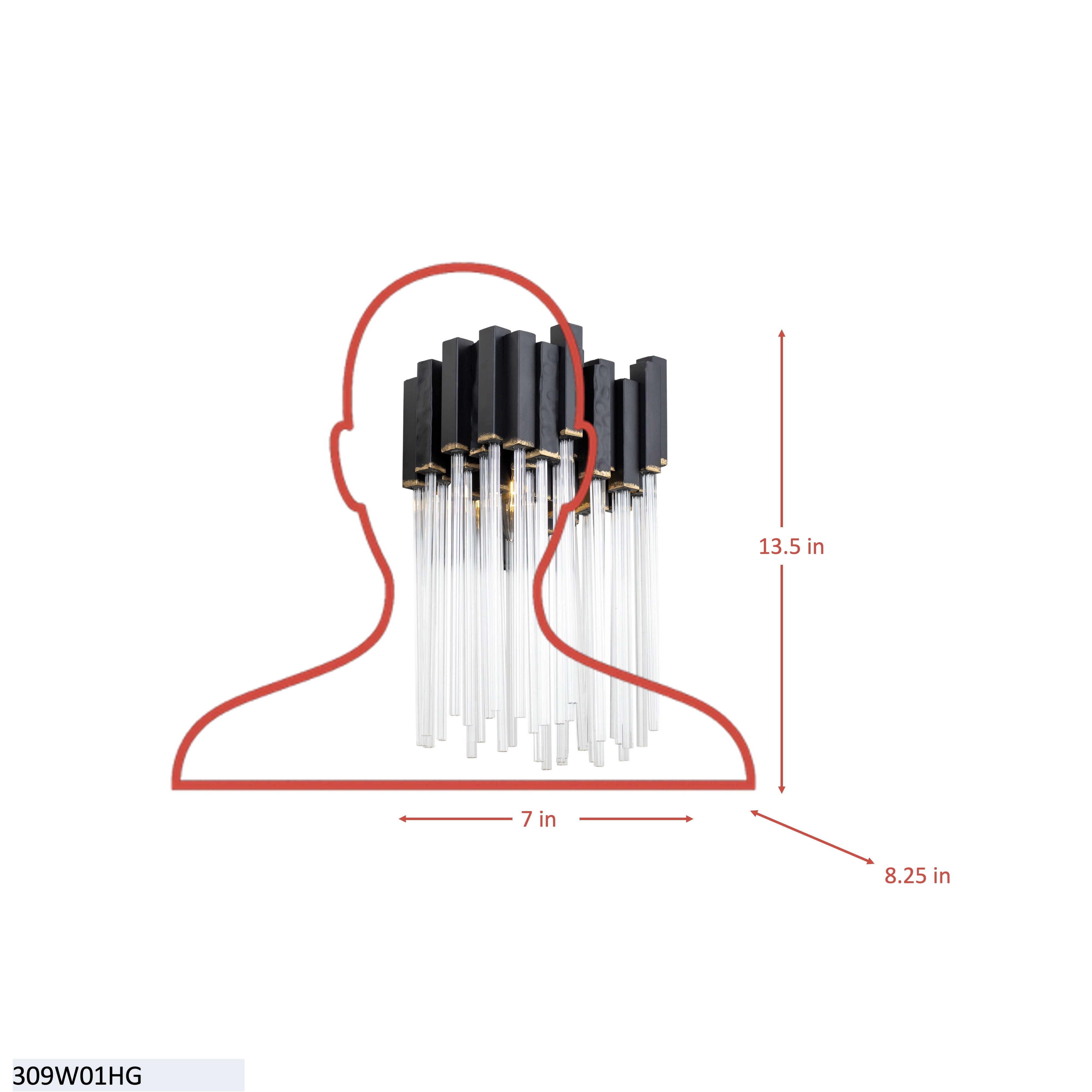 Matrix 1 Light Wall Sconce