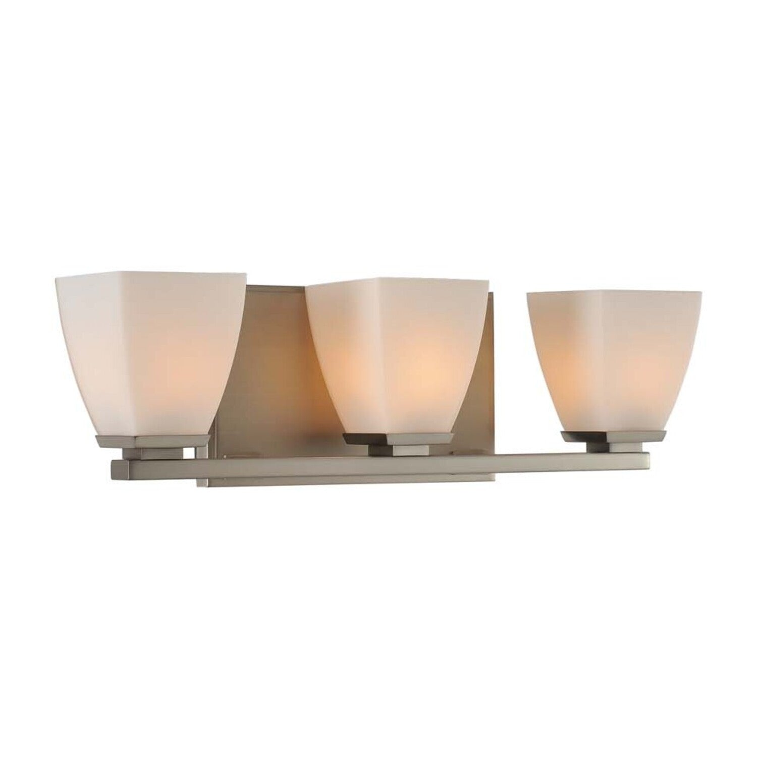 18.5'' Huntington 3 Light Satin Nickel Vanity Light
