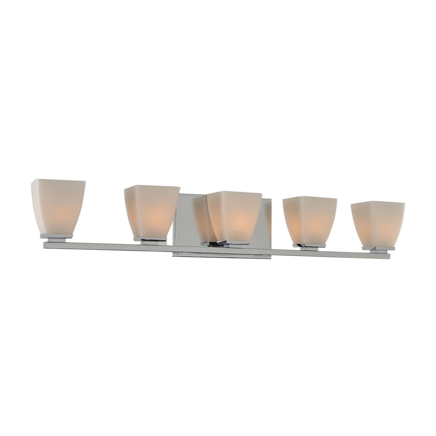 33'' Huntington 5 Light Polished Chrome Vanity Light