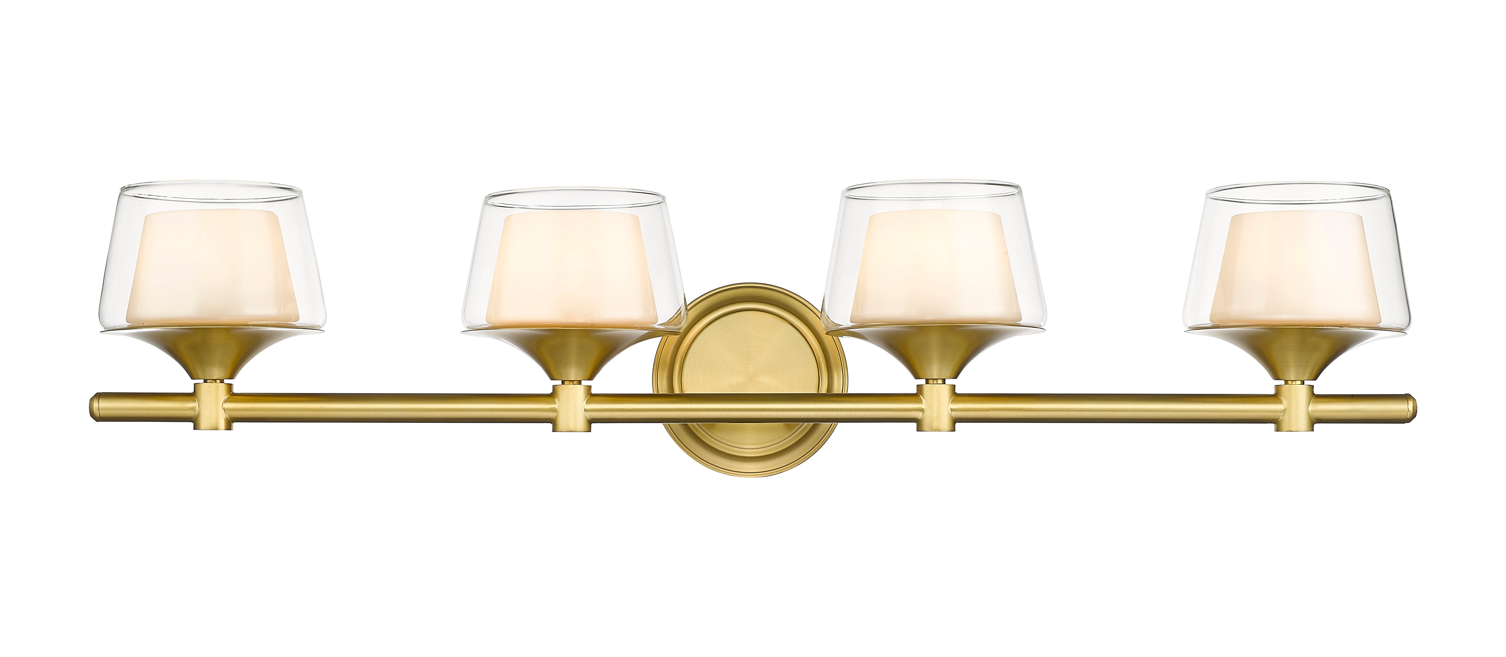Auralume Bath Vanity Light Cast Brass Finish