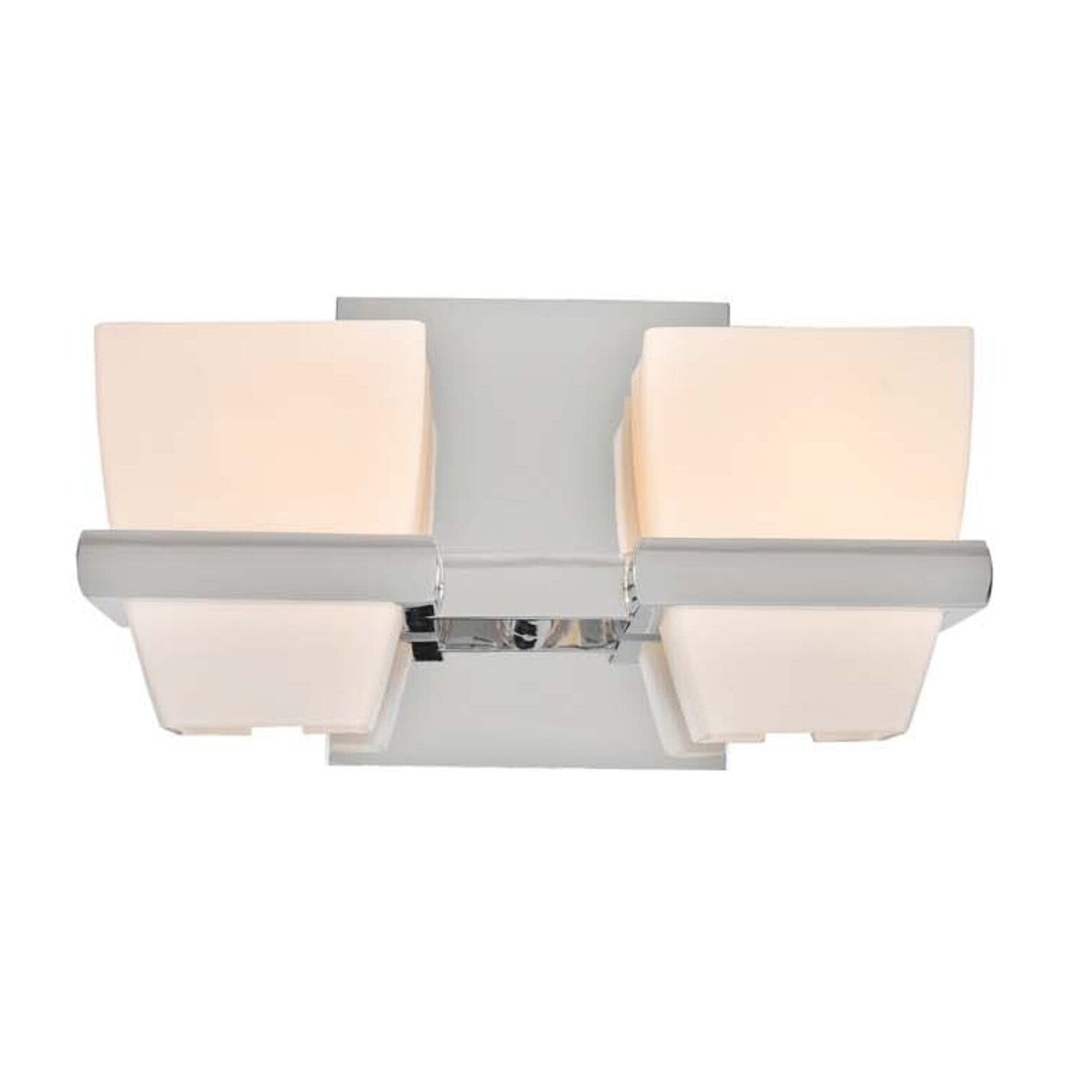 10'' Malibu 2 Light Polished Chrome Vanity Light