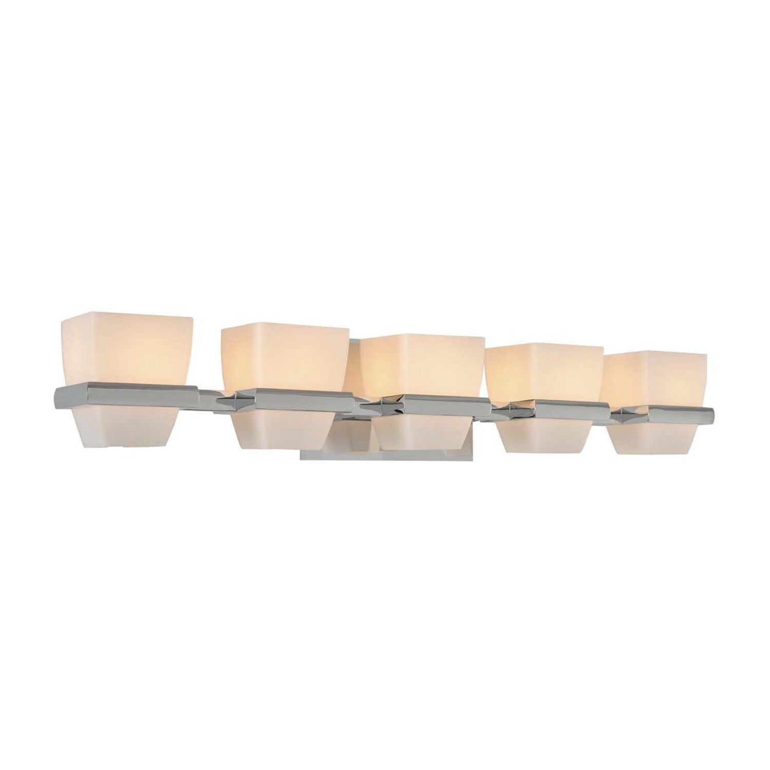 29'' Malibu 5 Light Polished Chrome Vanity Light