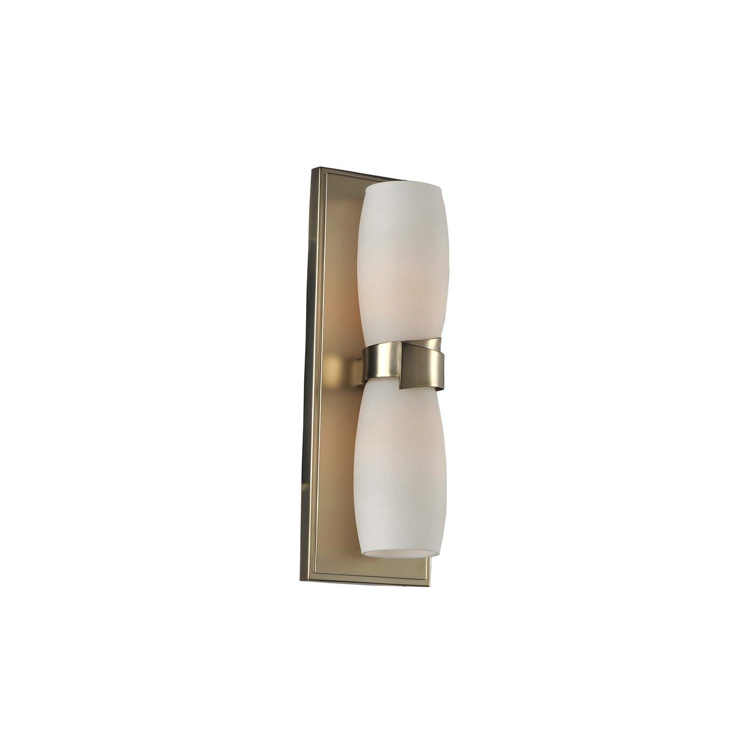 5'' Laguna 2 Light Satin Gold Wall Sconce