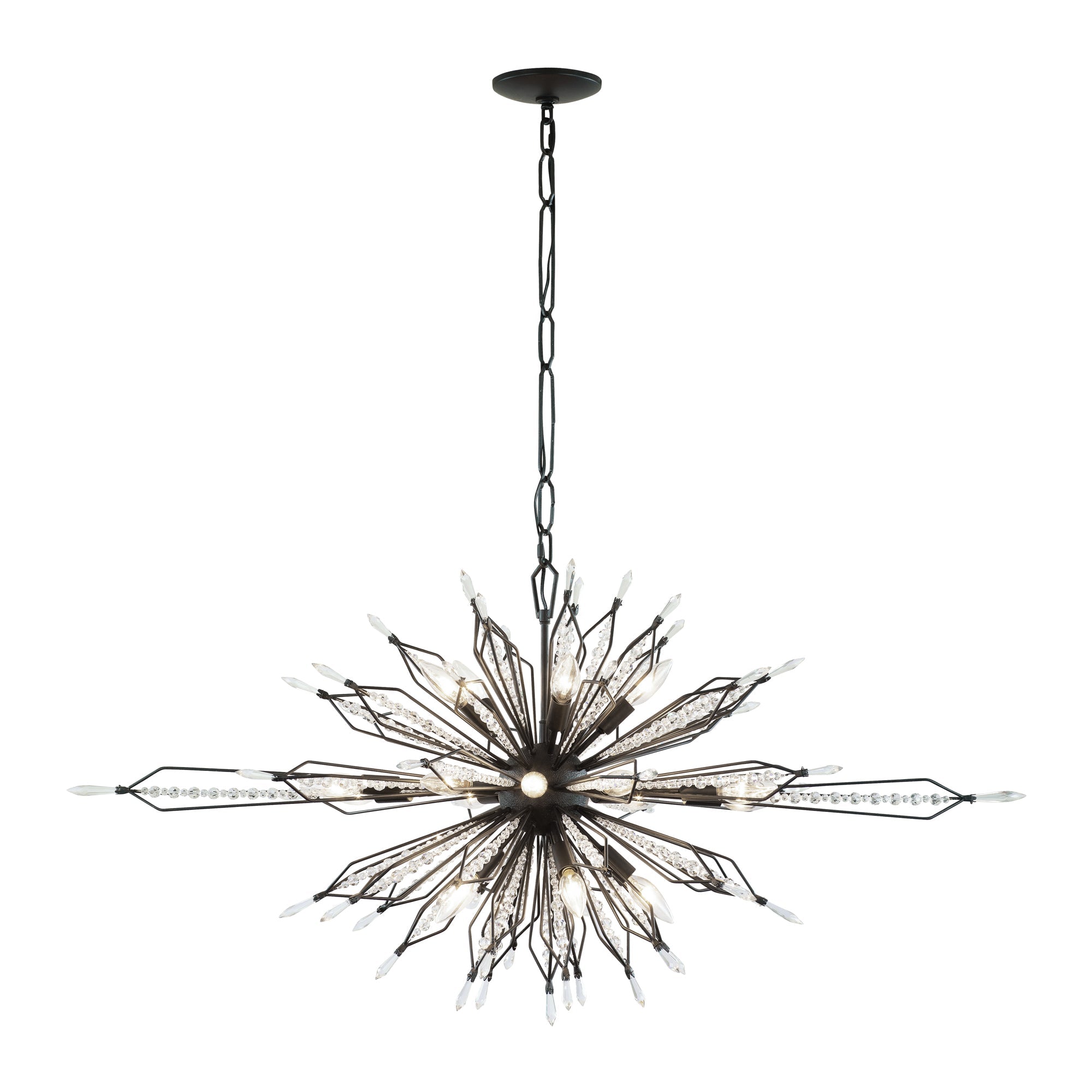 Orbital 16 Light Oval Linear Pendant