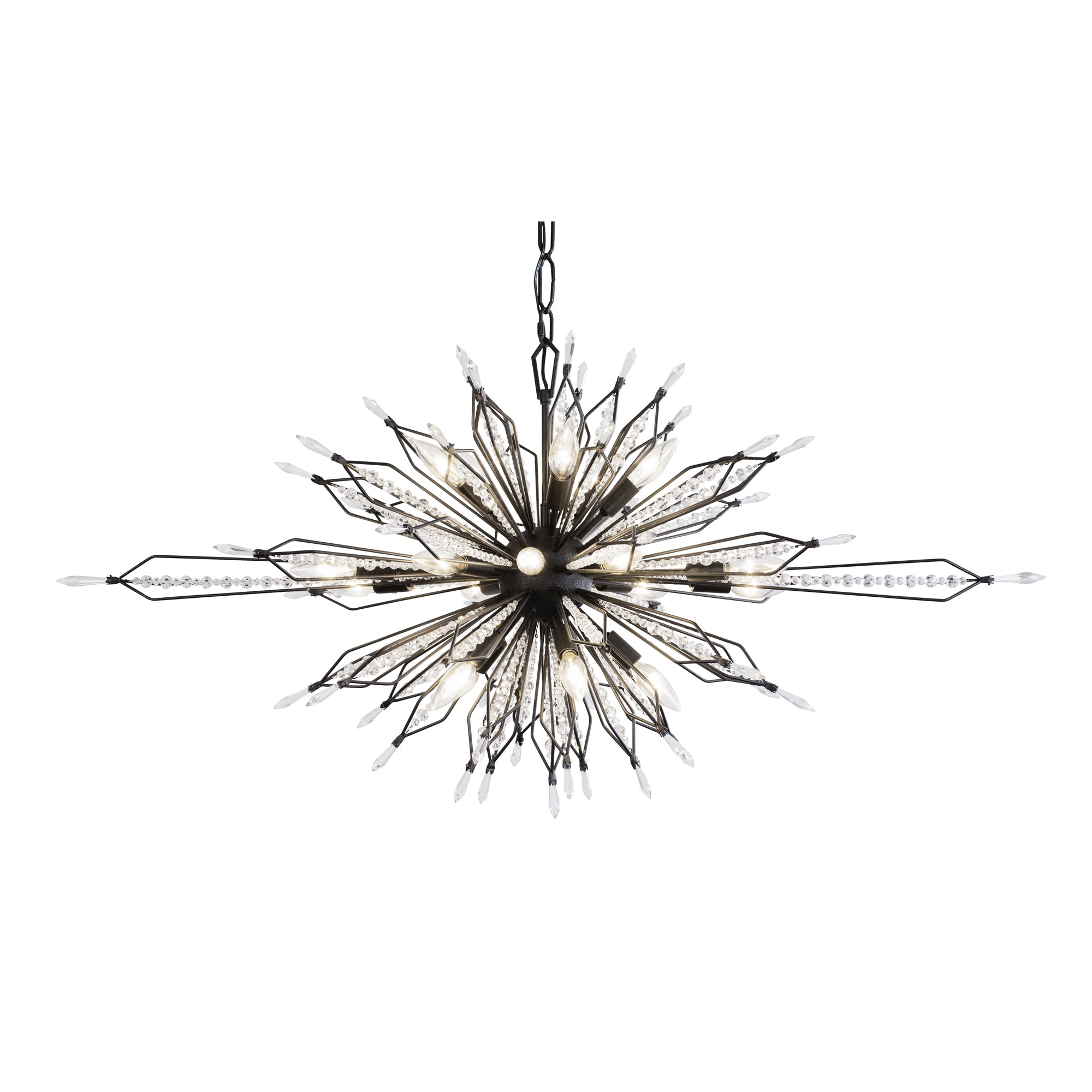 Orbital 20Light Oval Linear Pendant