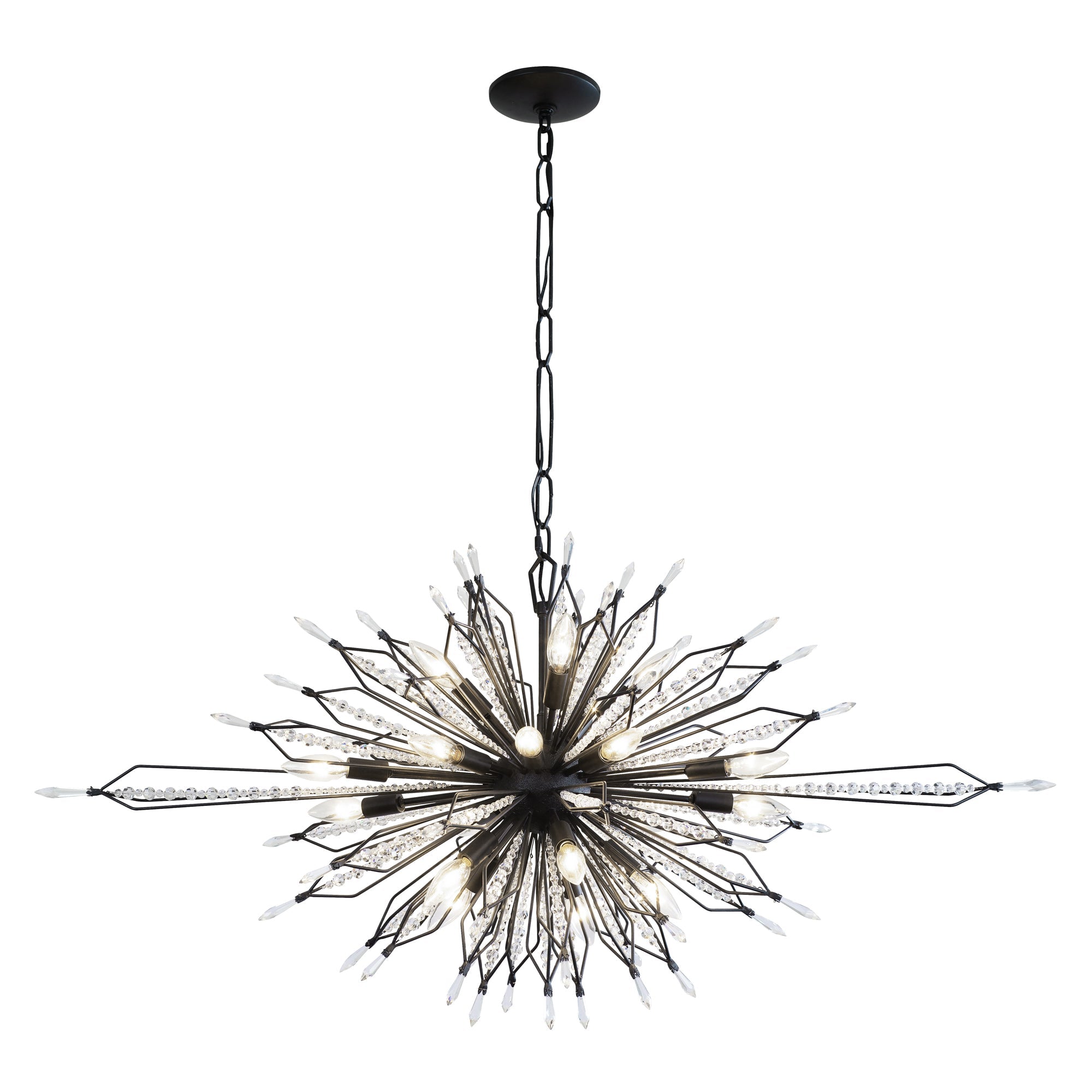 Orbital 20Light Oval Linear Pendant