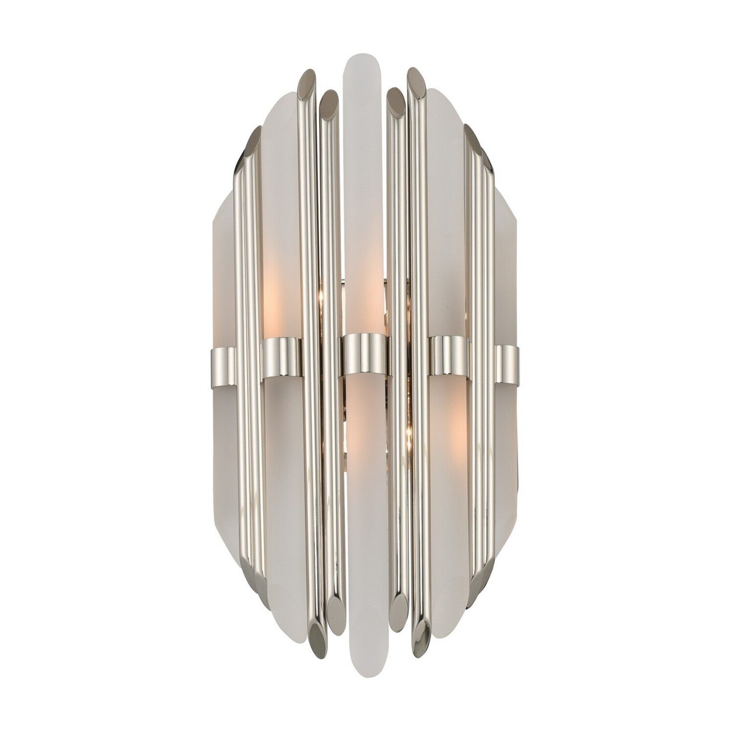 8'' Massina 2 Light Polished Nickel Wall Sconce