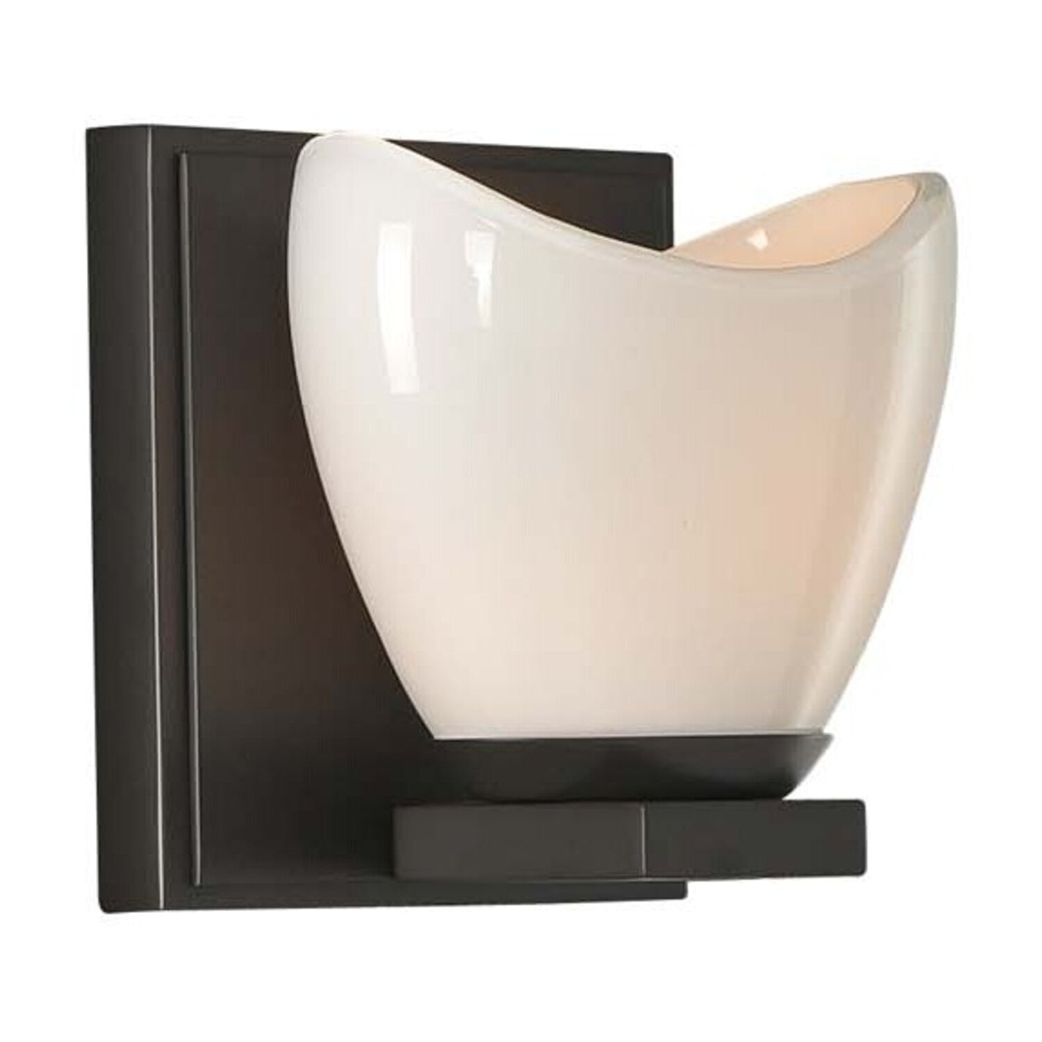 6'' Vero 1 Light English Bronze Vanity Light