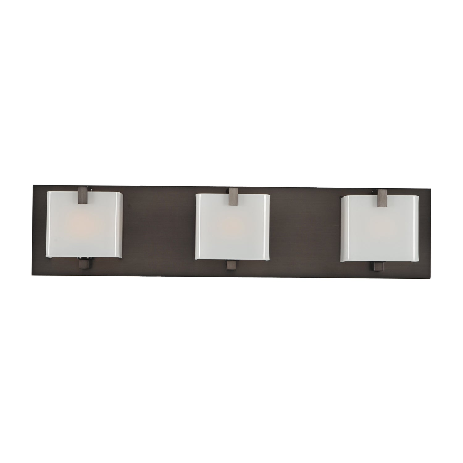 22'' Meridian 3 Light Brushed Black Nickel Vanity Light