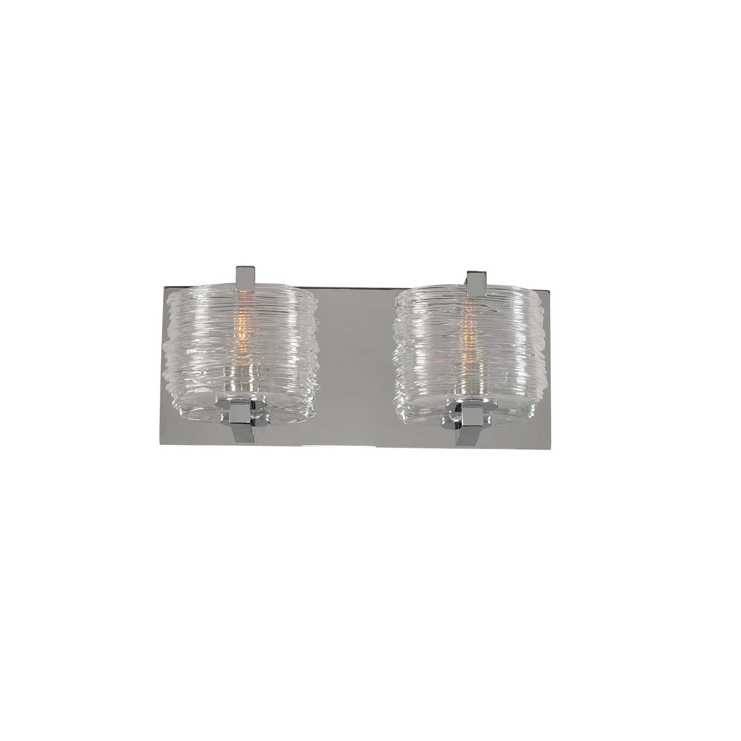 12'' South Bay 2 Light Polished Chrome Vanity Light