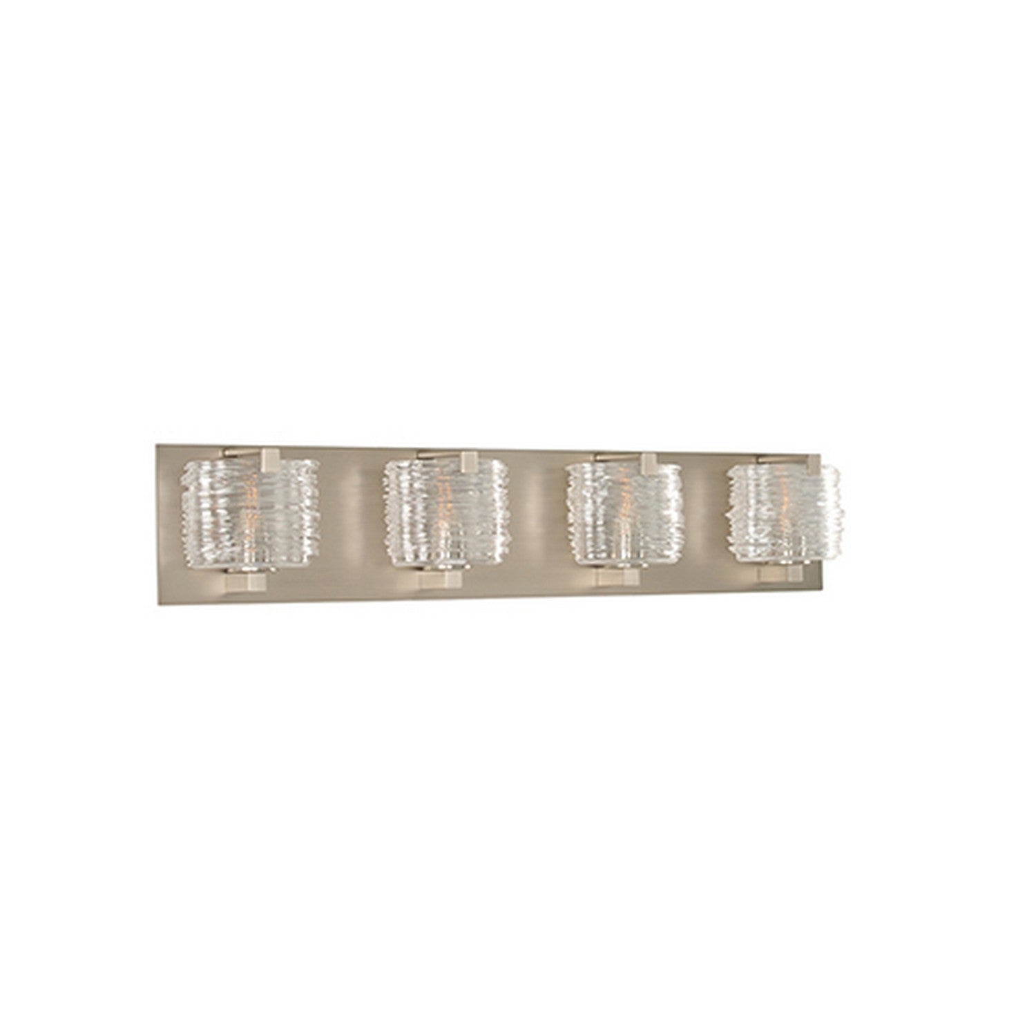 26'' South Bay 4 Light Satin Nickel Vanity Light