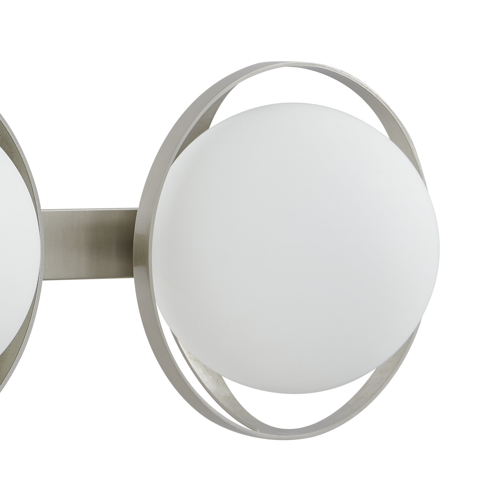 Parker 24-inch 3-light Brushed Nickel Vanity Light with Etched Opal Glass Shades