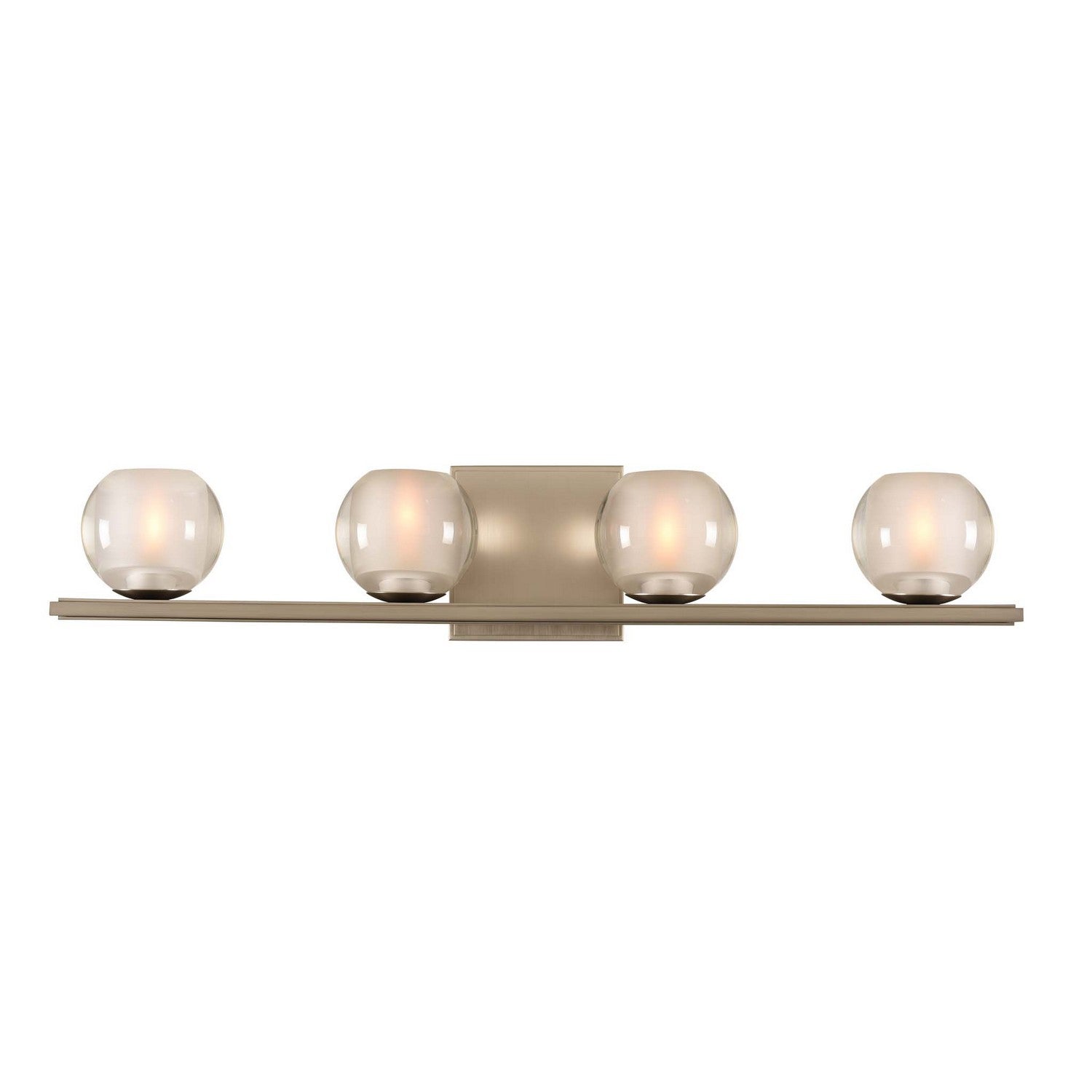 26'' Corona 4 Light Satin Nickel Vanity Light