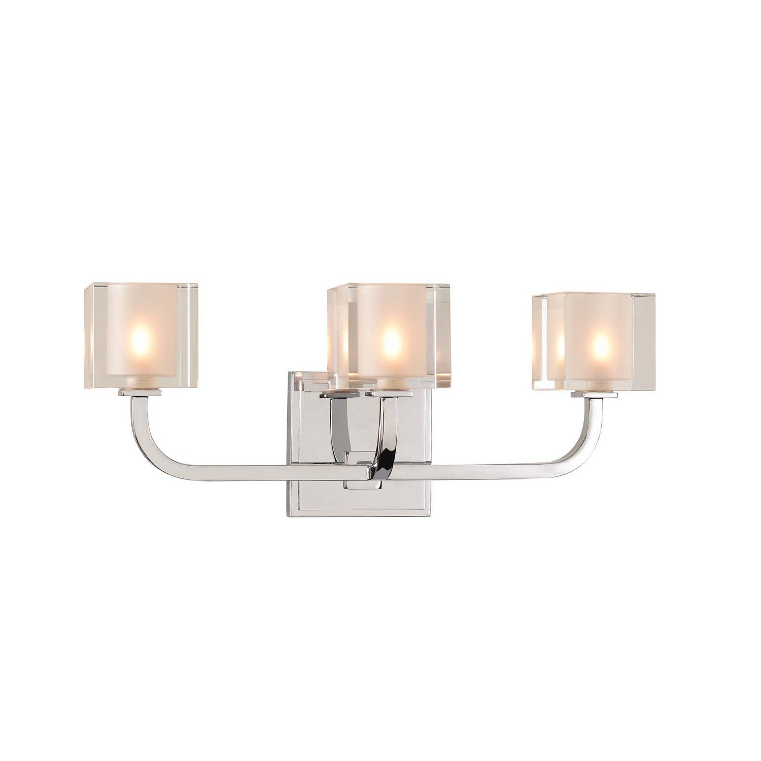 17'' Arcata 3 Light Polished Chrome Vanity Light