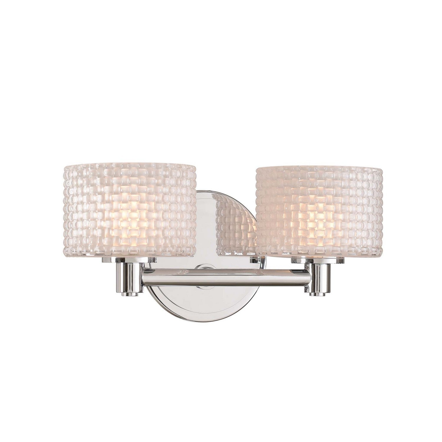 12'' Willow 2 Light Polished Chrome Vanity Light