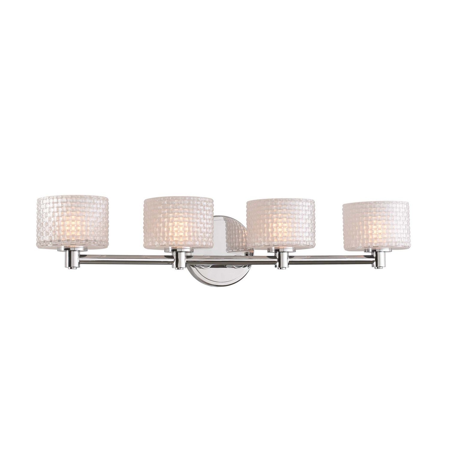 26'' Willow 4 Light Polished Chrome Vanity Light