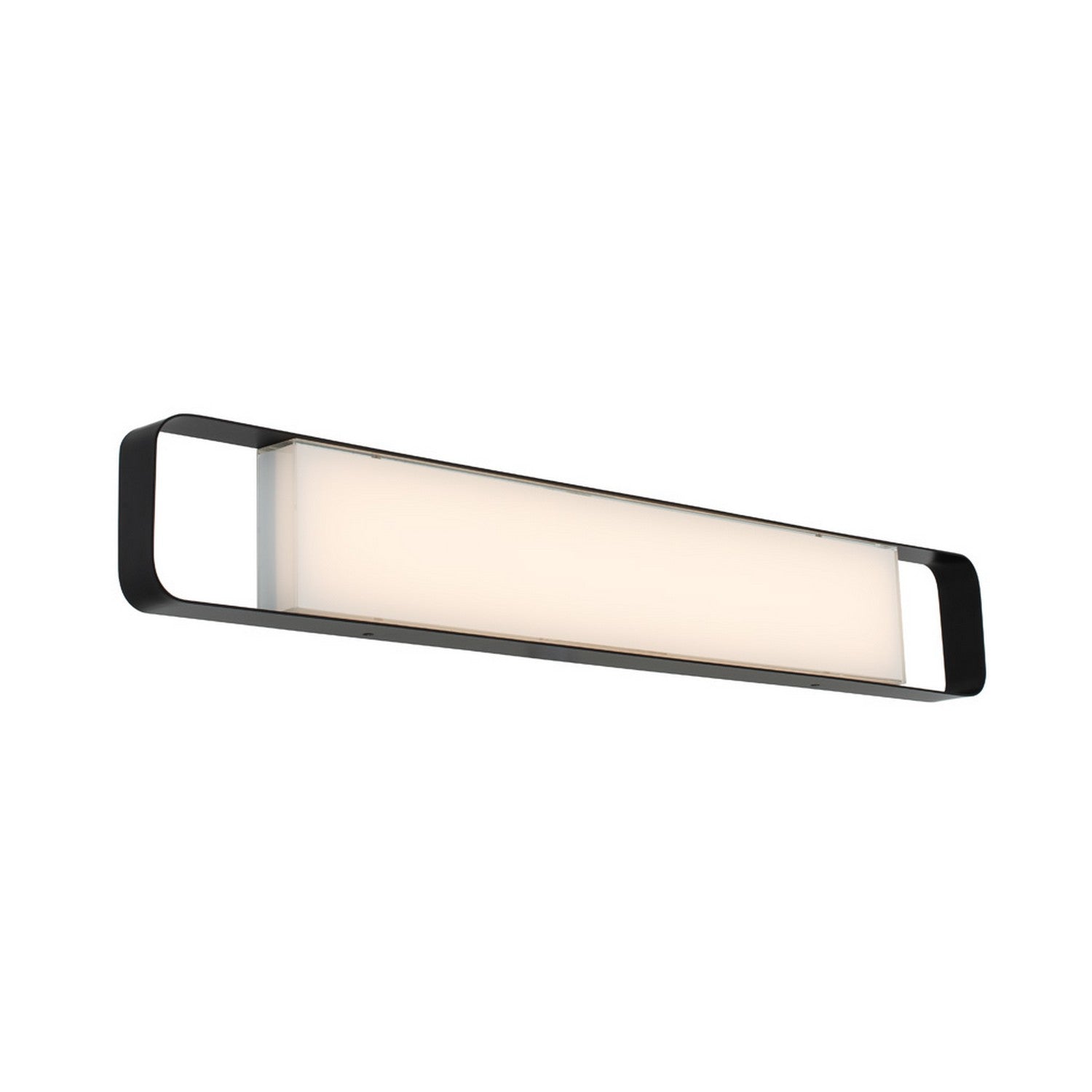 34'' Rhapsody 1 Light Matte Black Vanity Light