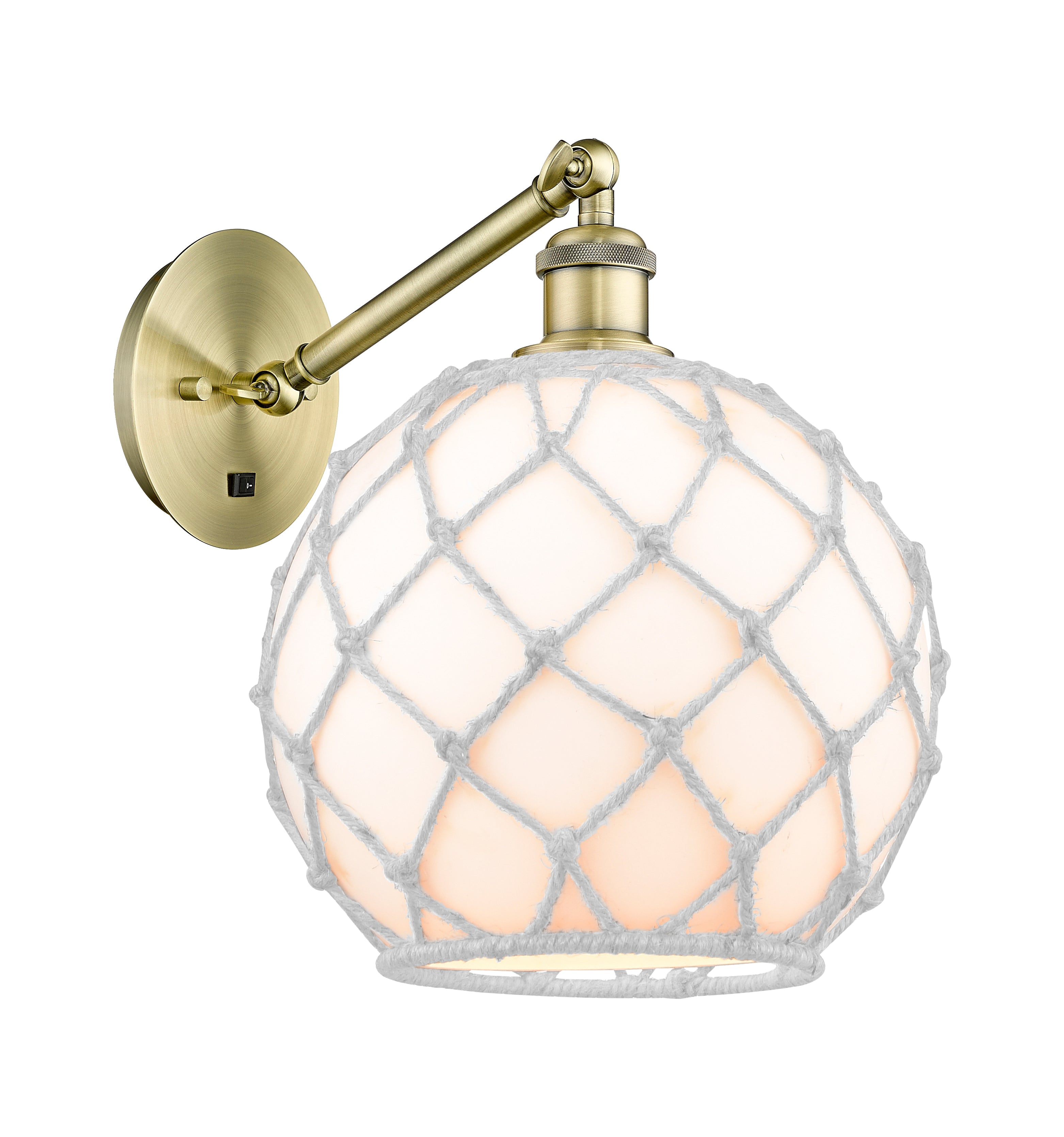 Ballston Sconce Cast Brass 12 Inch