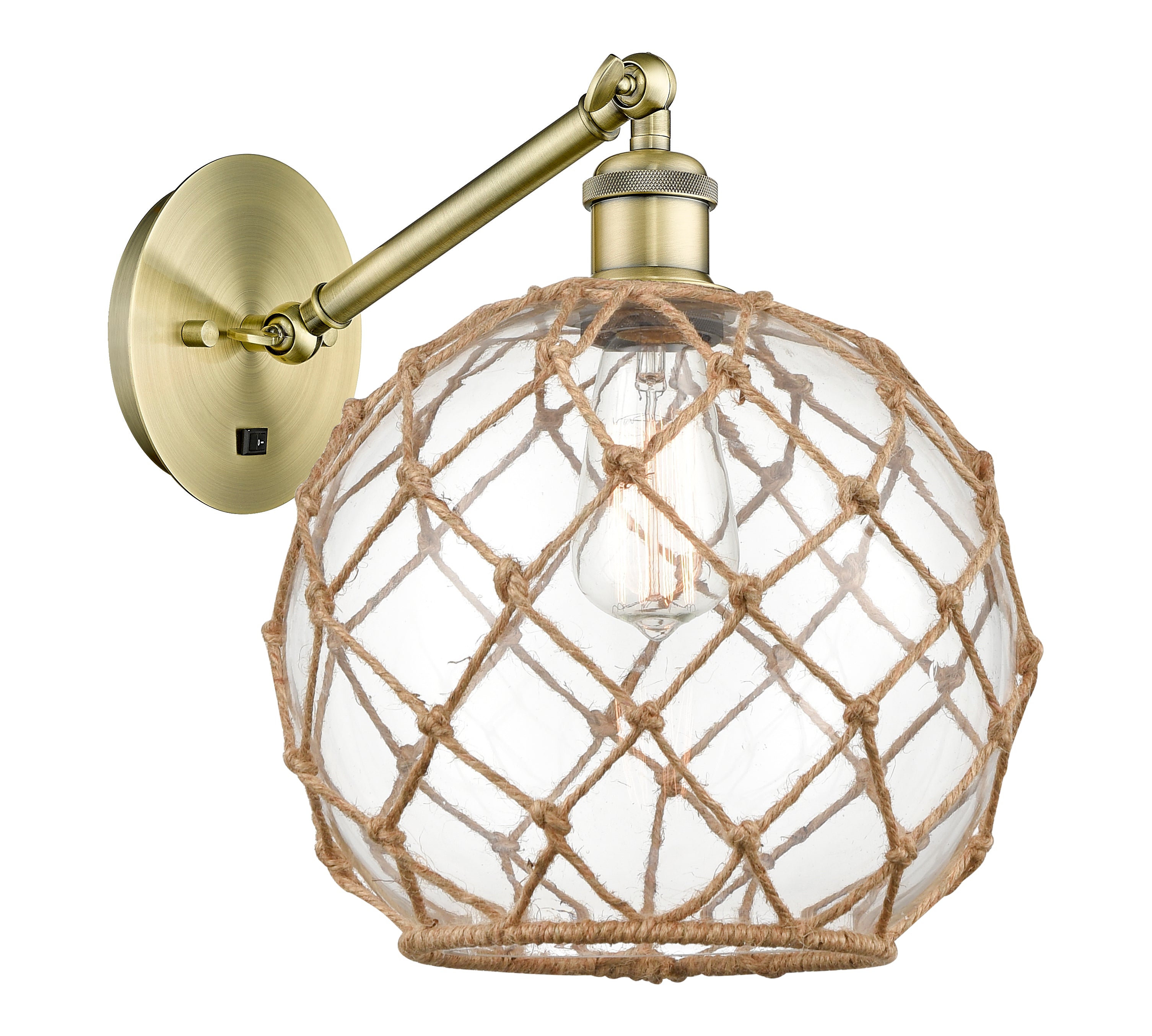 Ballston Sconce Cast Brass 12 Inch