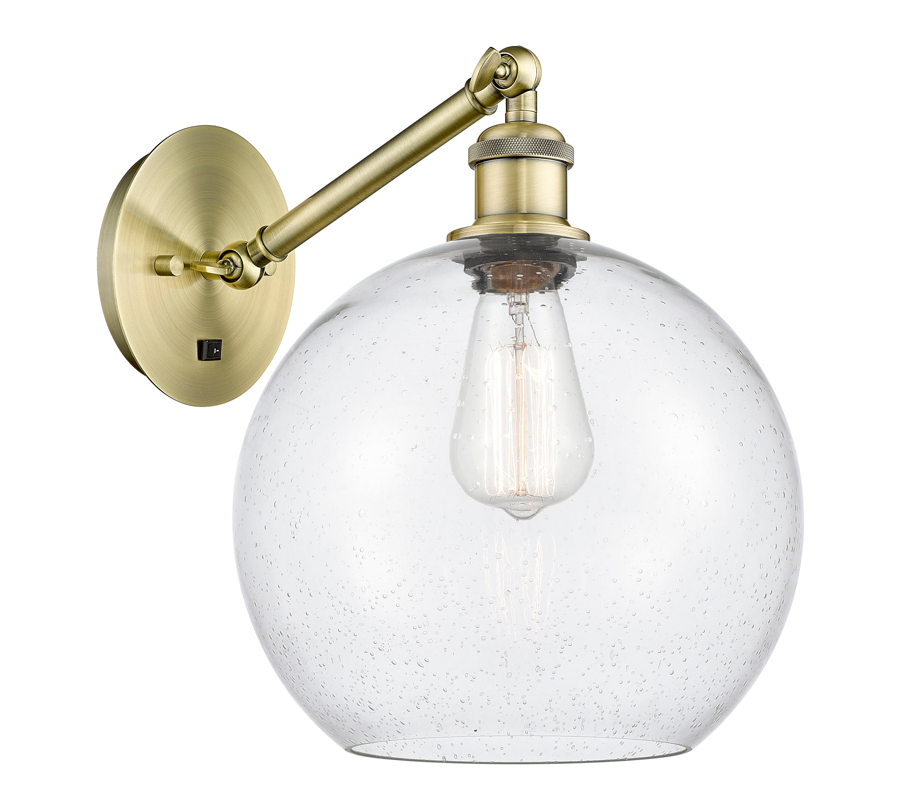 Ballston Sconce Cast Brass Steel Finish