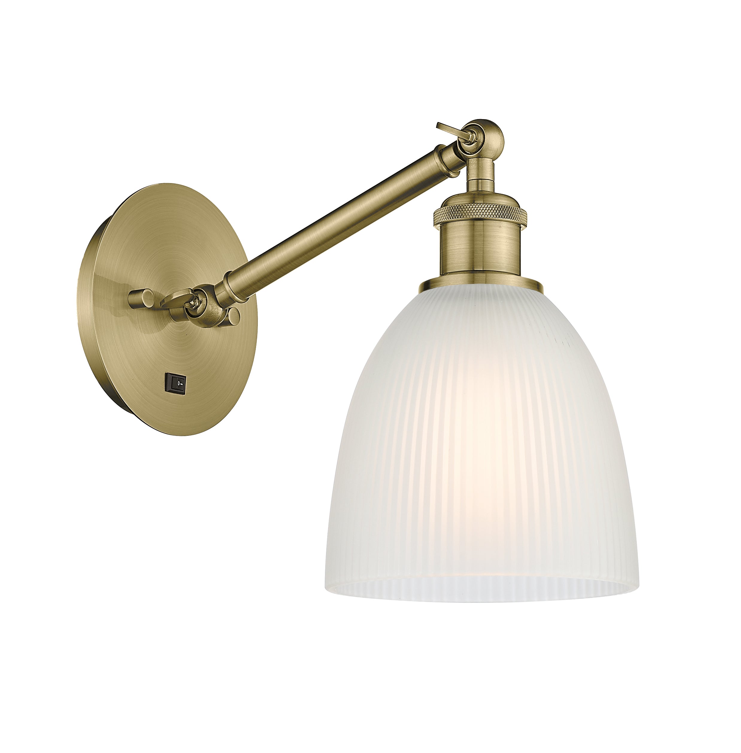 Ballston Sconce Cast Brass 12 Inch