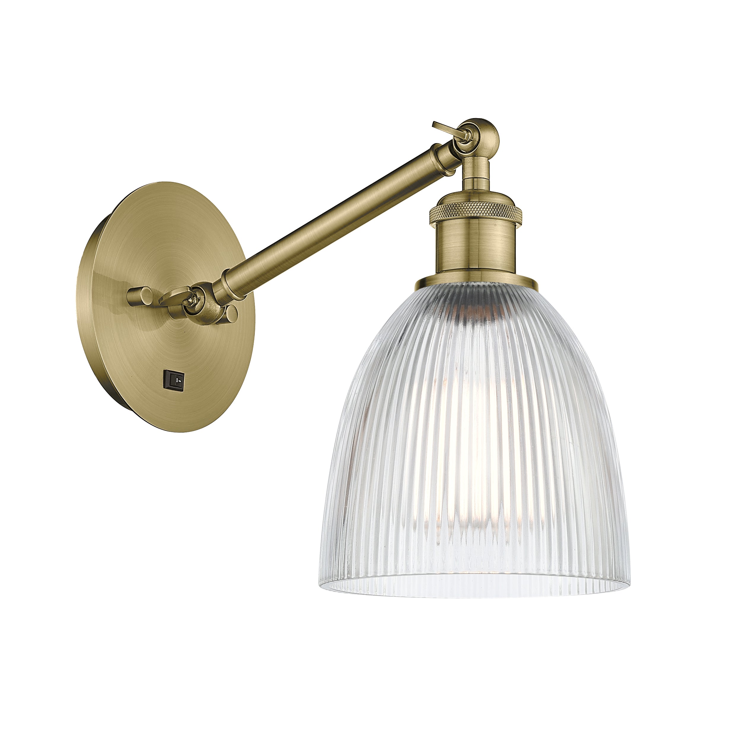 Ballston Sconce Cast Brass 12 Inch