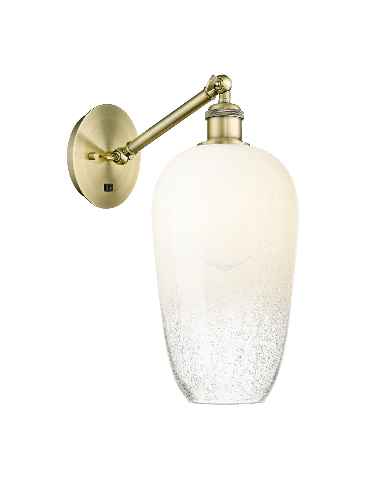 Brookhaven Flute 7-Inch 1-Light Sconce 15-Inch High