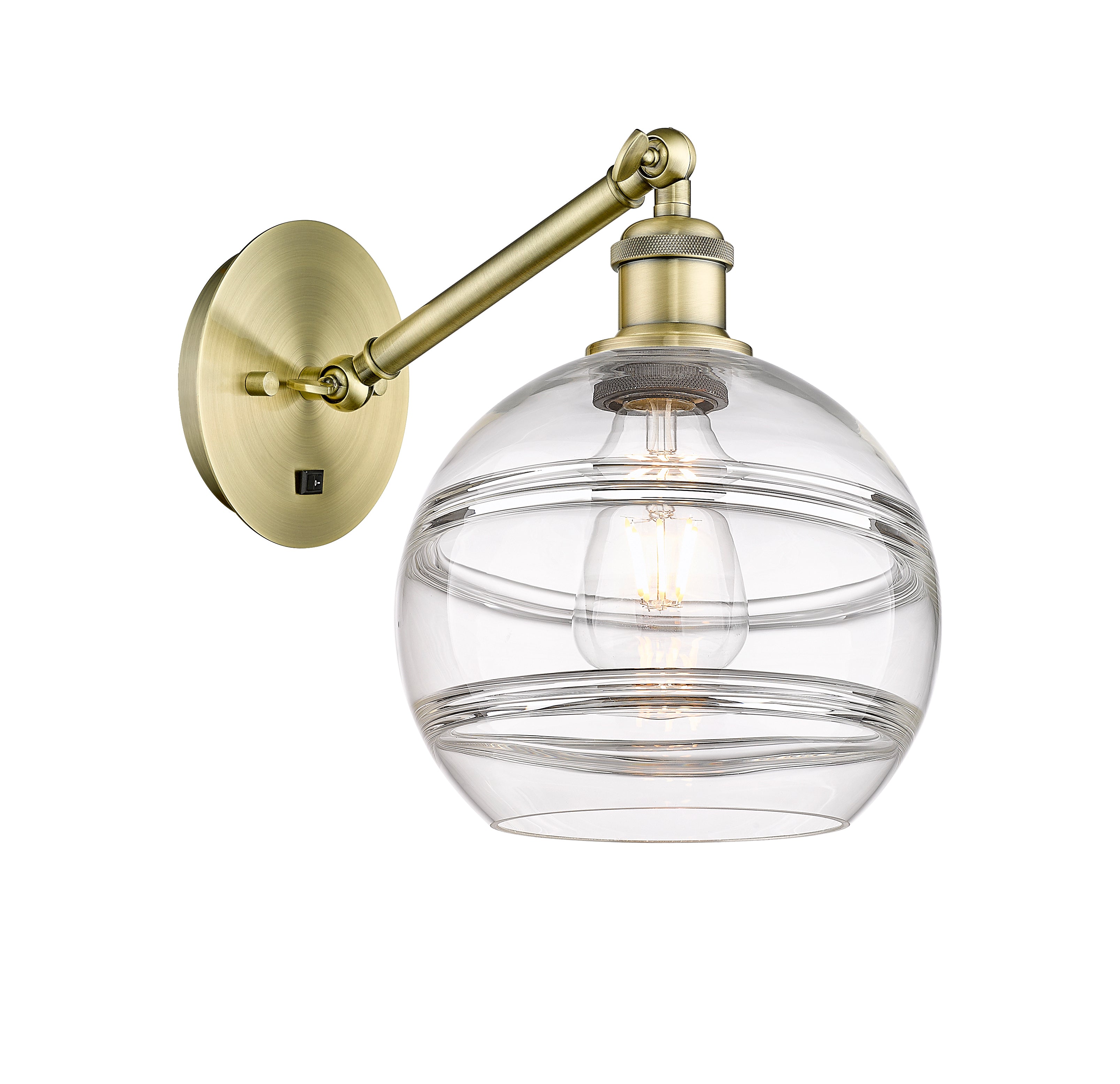 Ballston Sconce Cast Brass Art Deco