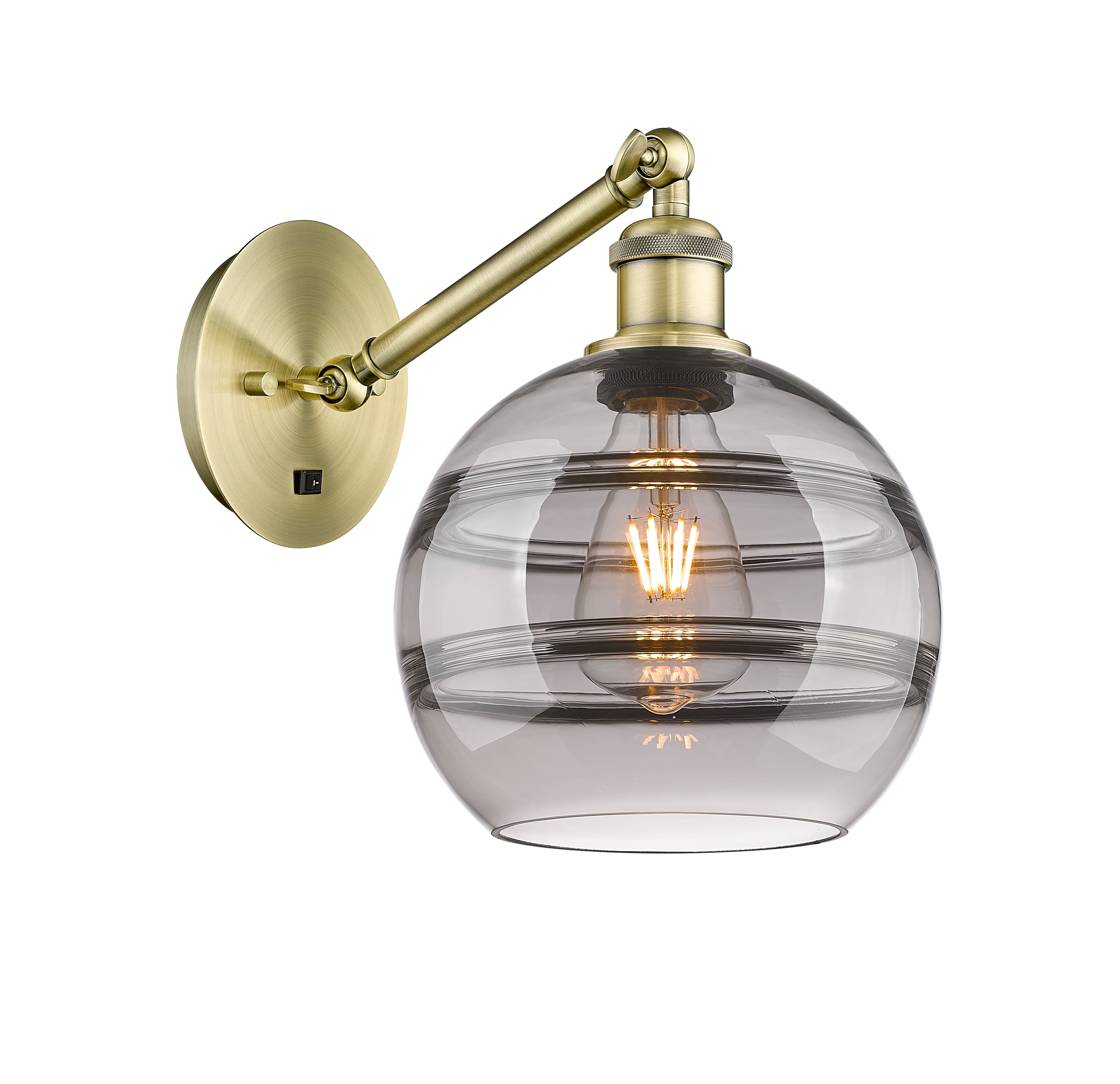 Ballston Sconce Cast Brass Art Deco
