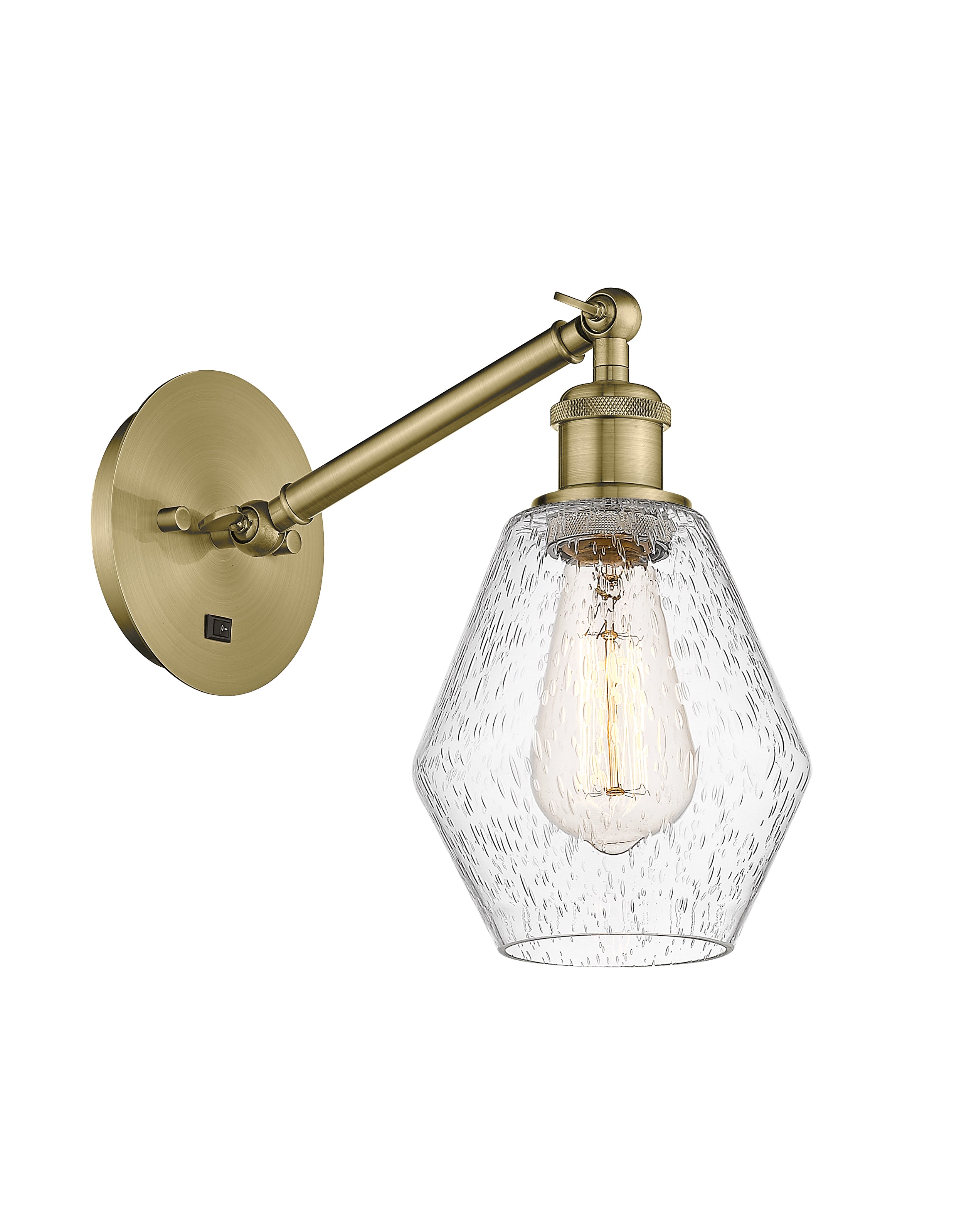 Ballston Sconce Cast Brass Glass Steel