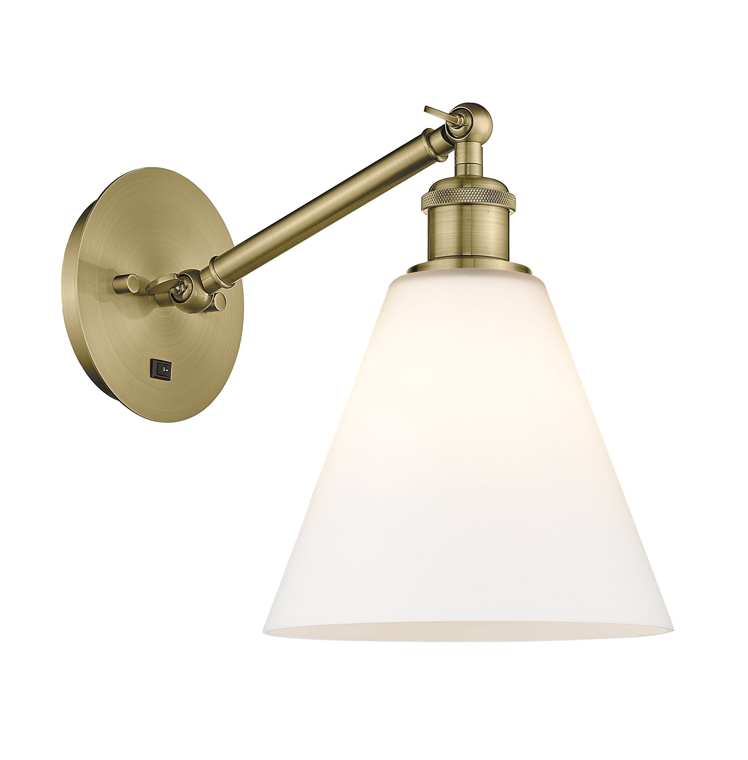 Ballston Sconce Cast Brass 6.5 Inch Width