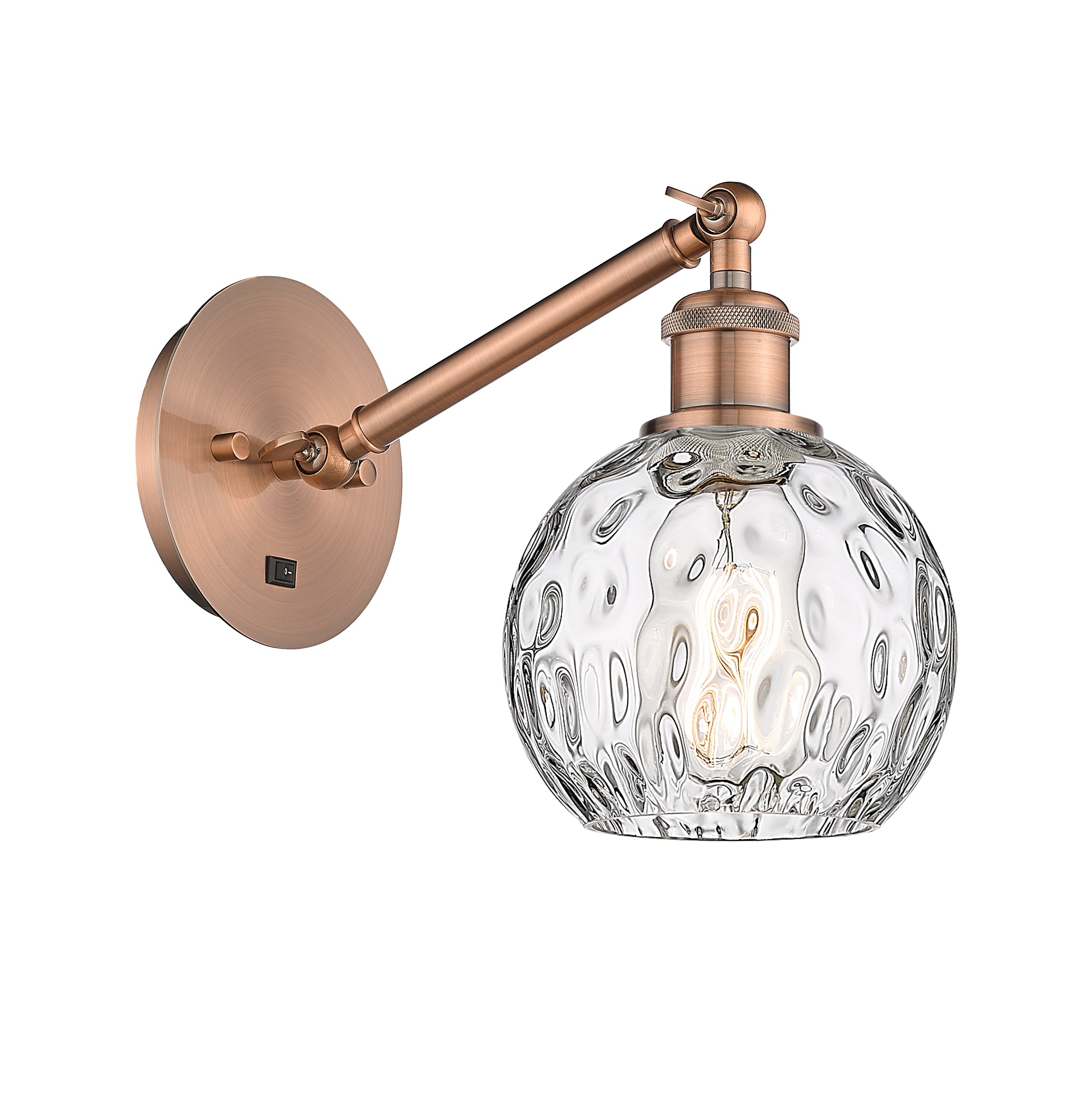 Ballston Sconce Cast Brass Glass Steel