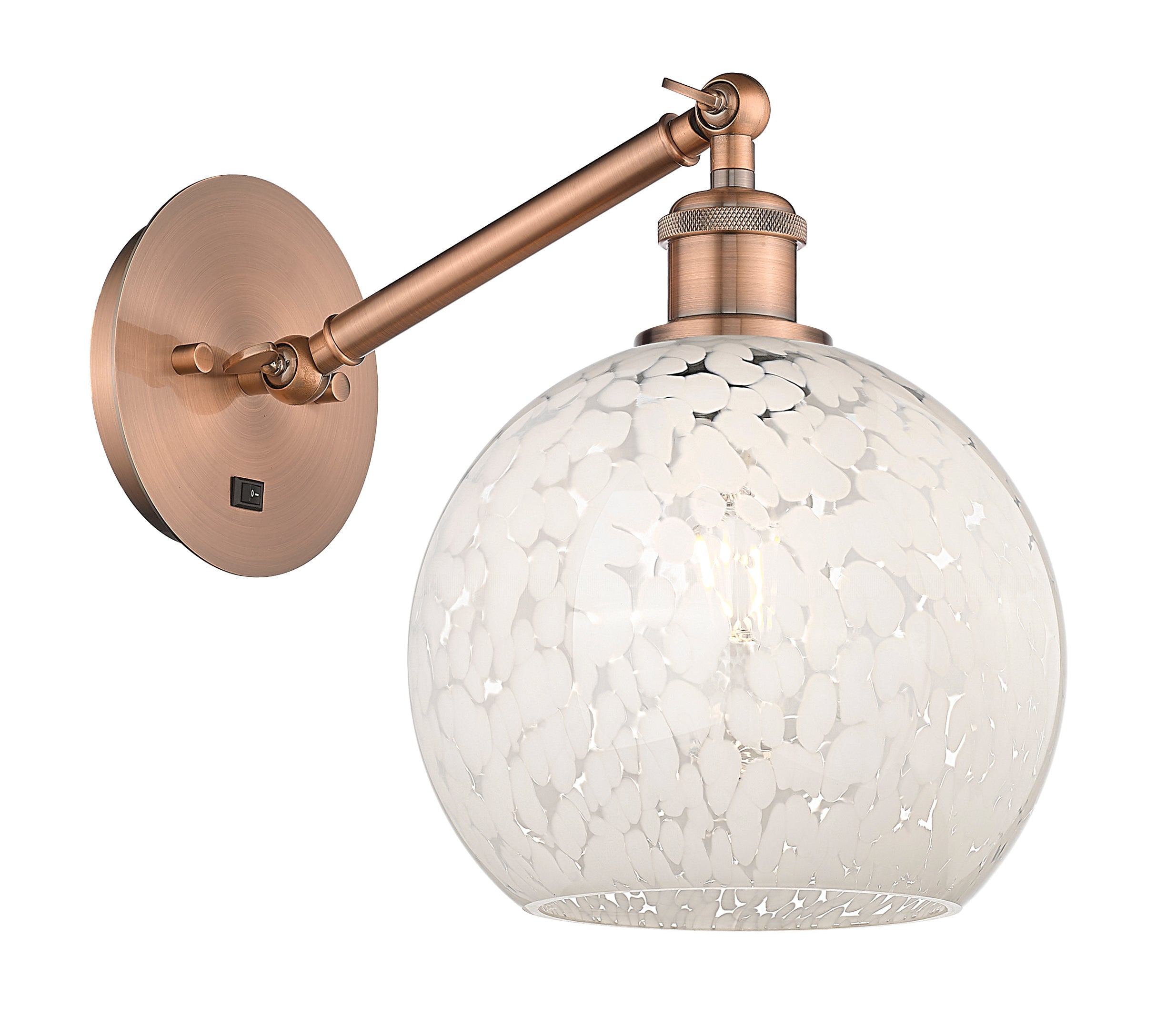 Ballston Sconce Cast Brass 8 Inch Height