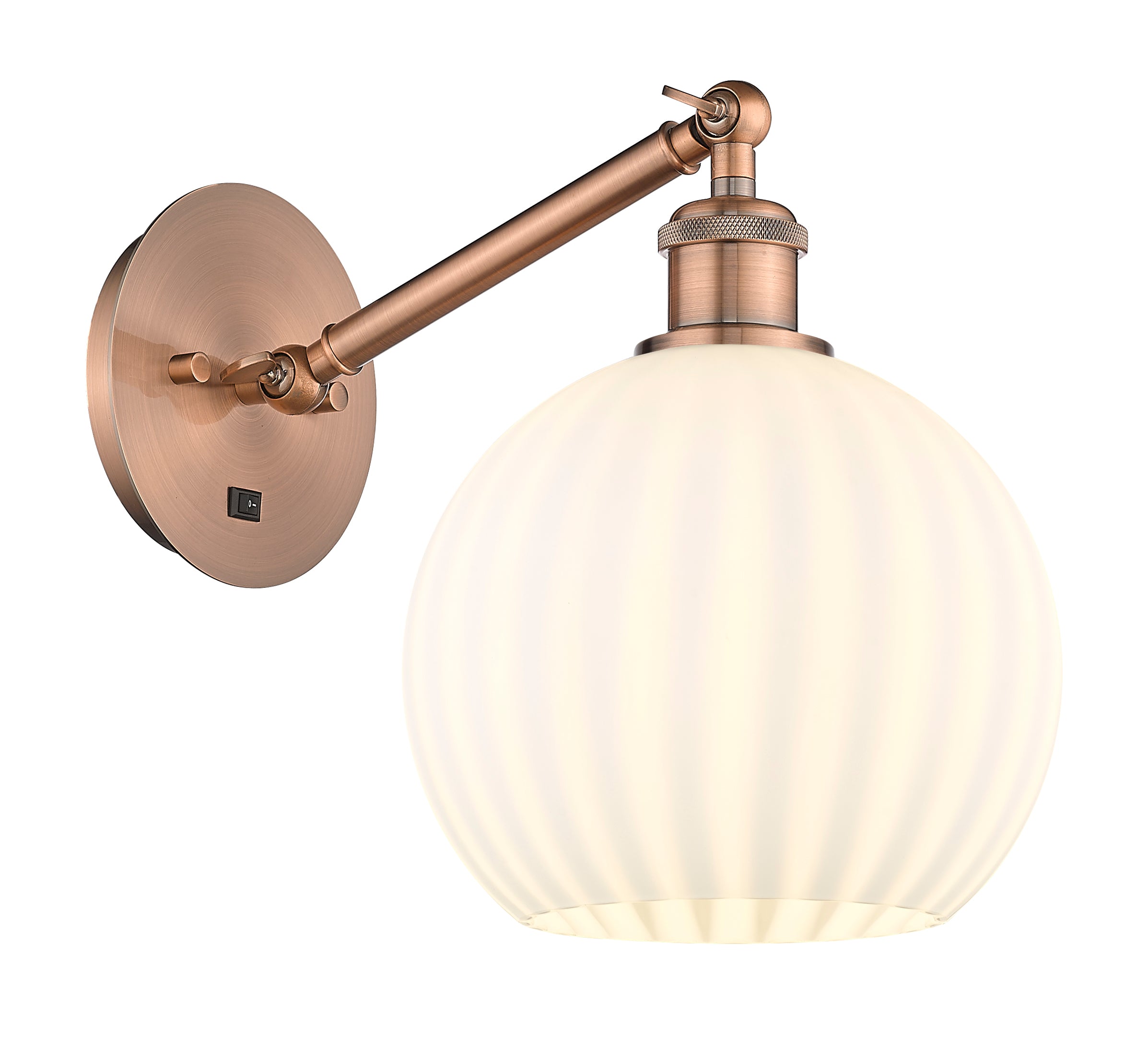 Ballston Sconce Cast Brass 8 Inch