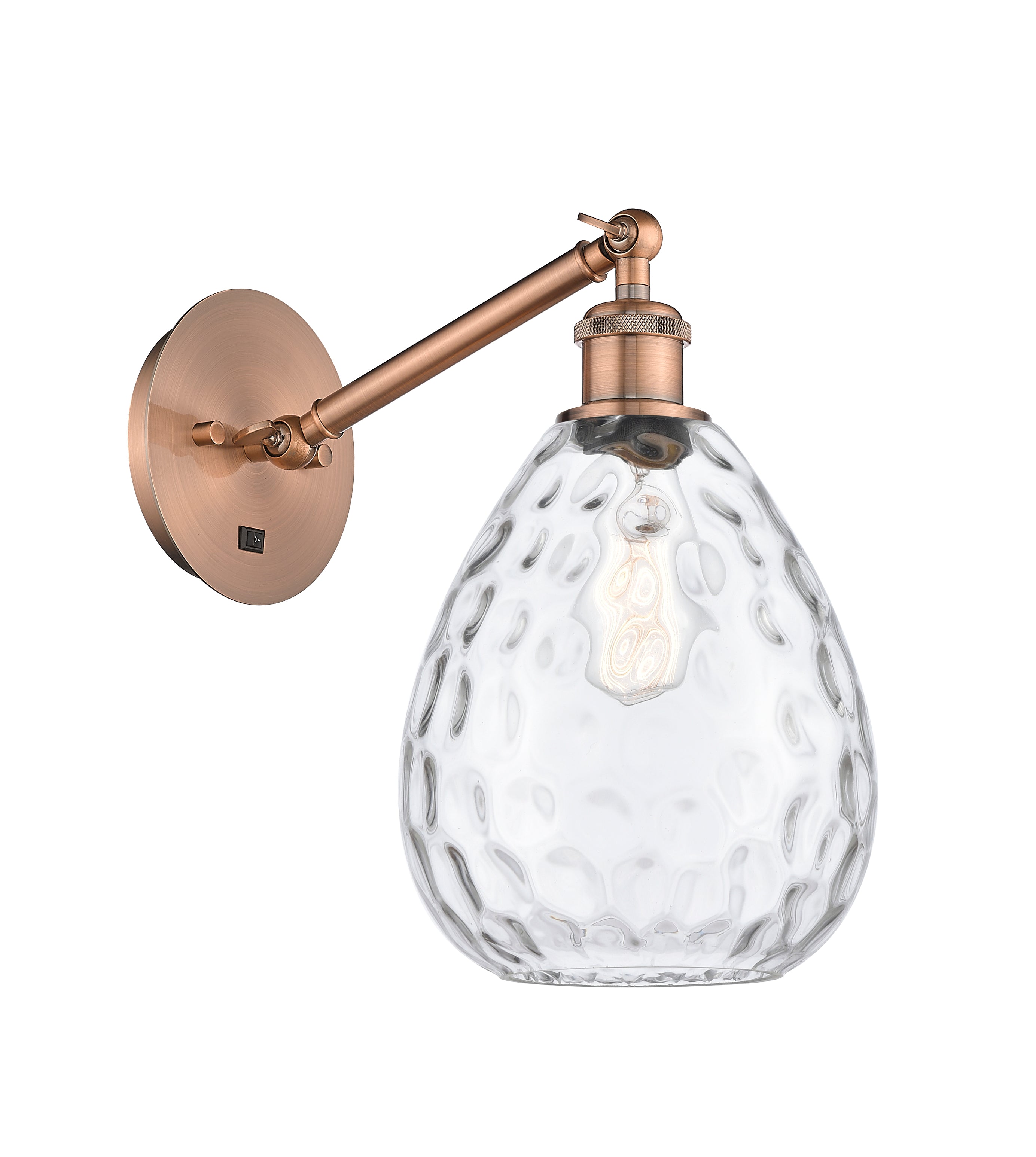 Ballston Sconce Cast Brass Glass Steel