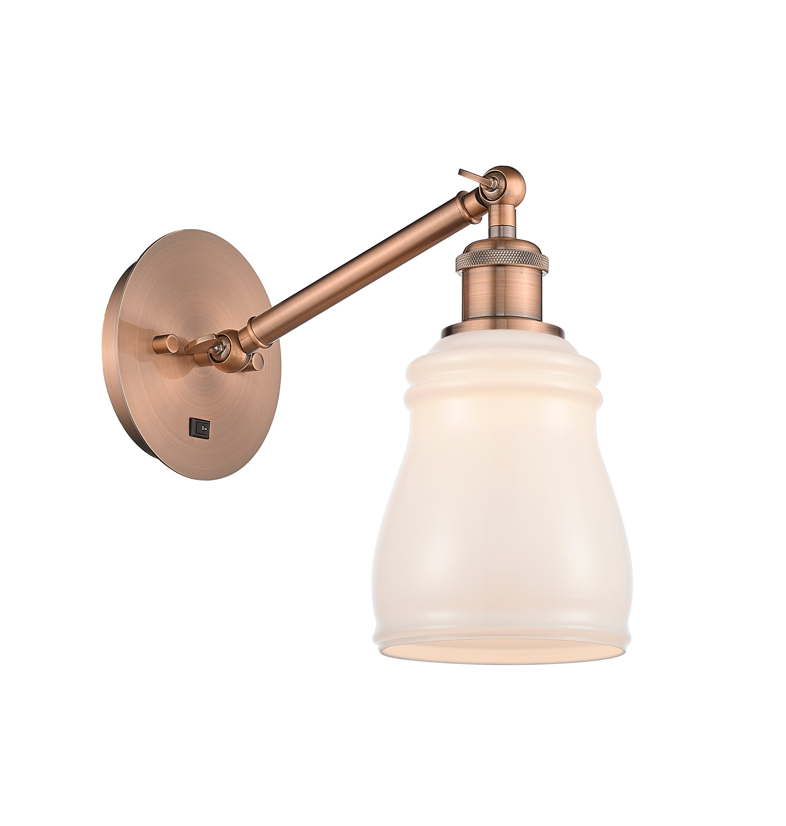 Ballston Sconce Cast Brass Glass Steel