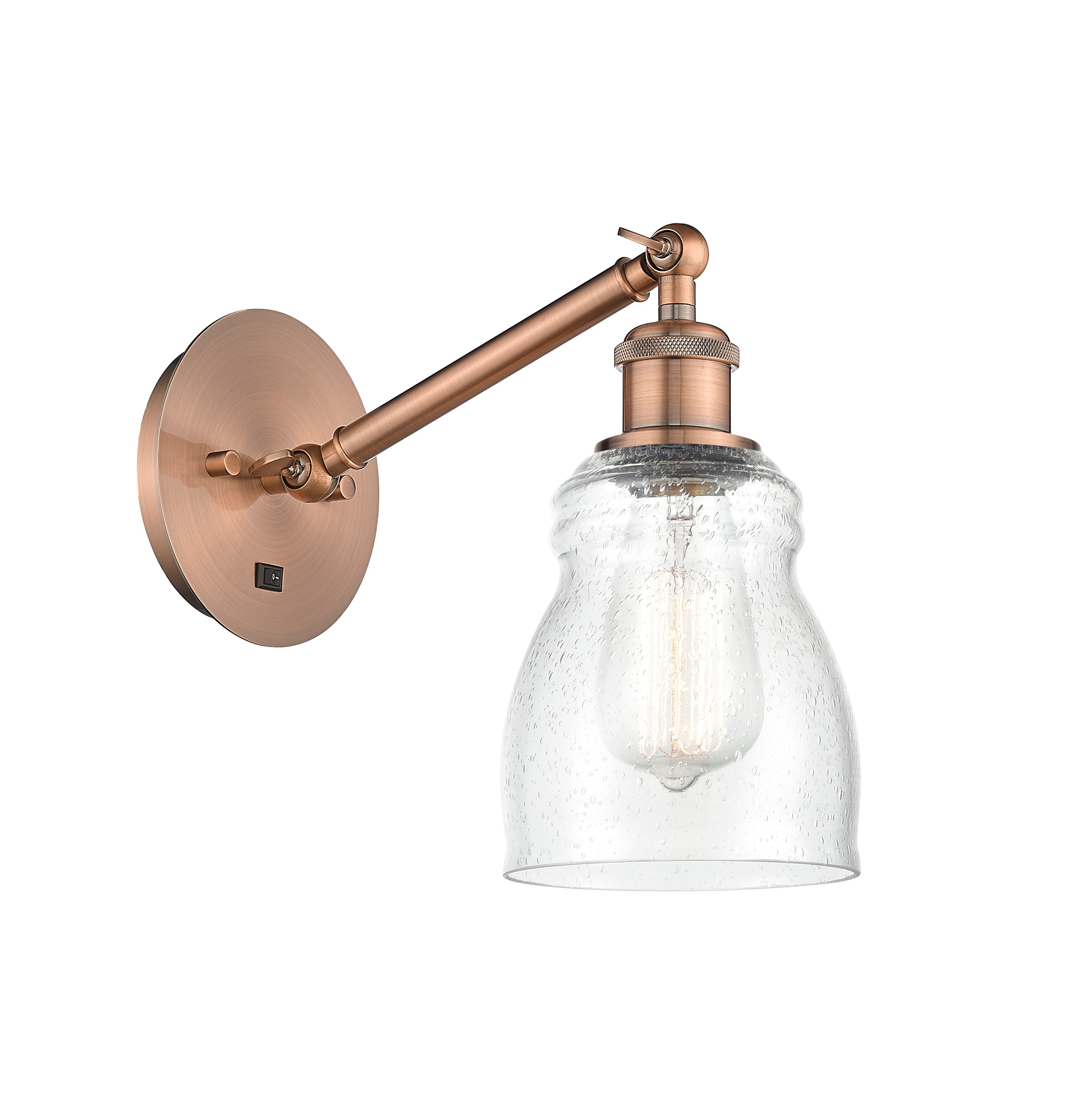 Ballston Sconce Cast Brass Glass Steel