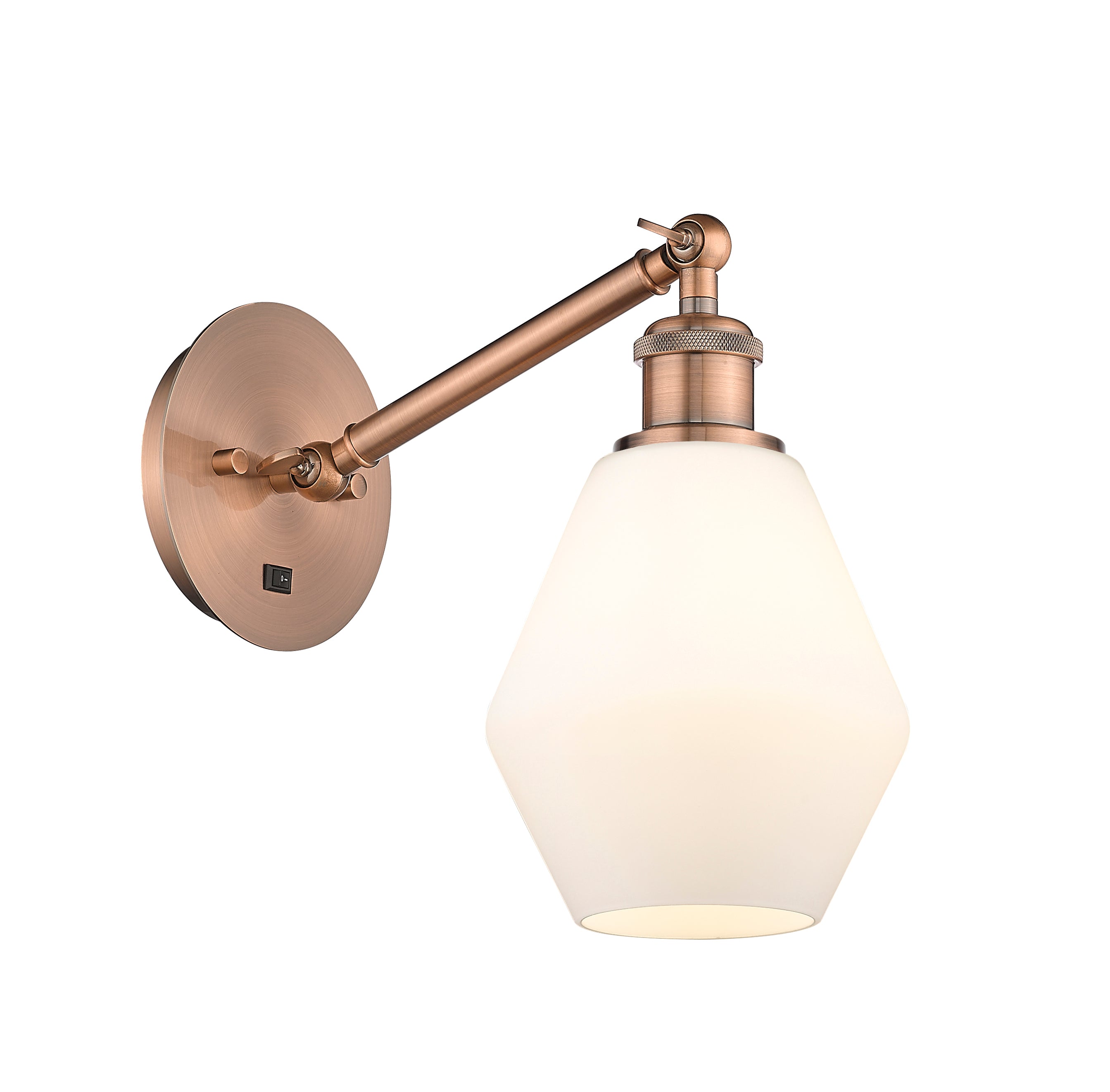 Ballston Sconce Cast Brass Glass Steel