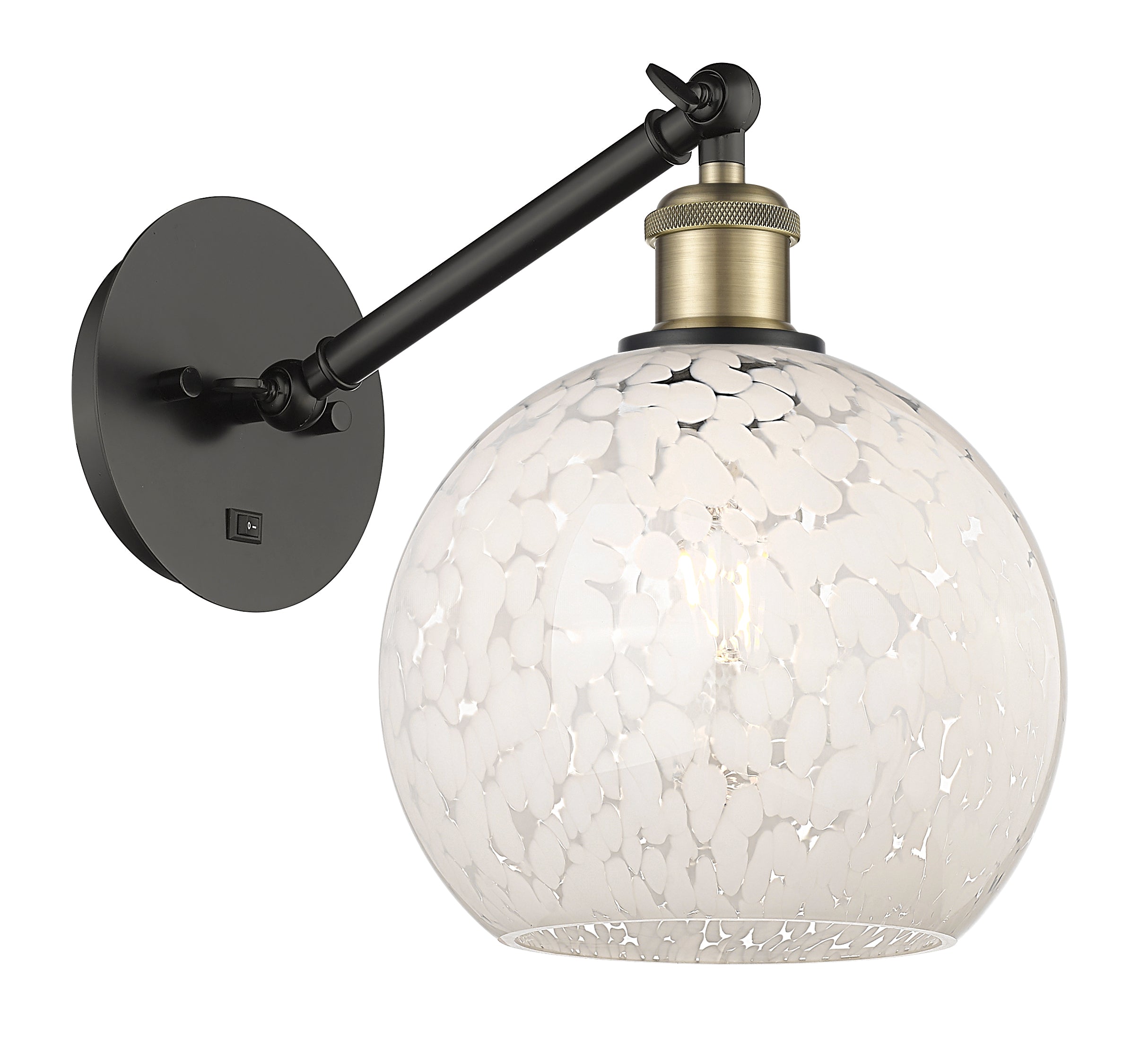Ballston Sconce Cast Brass 8 Inch Height