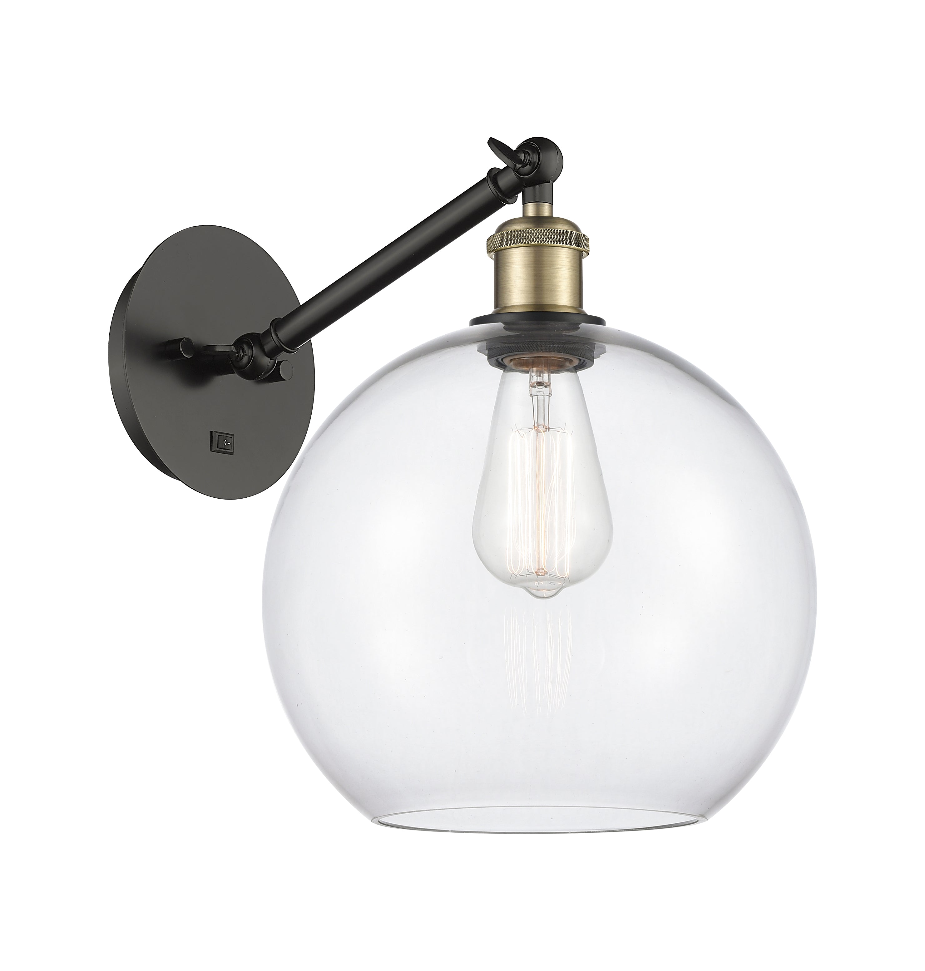 Ballston Sconce Cast Brass Steel Finish