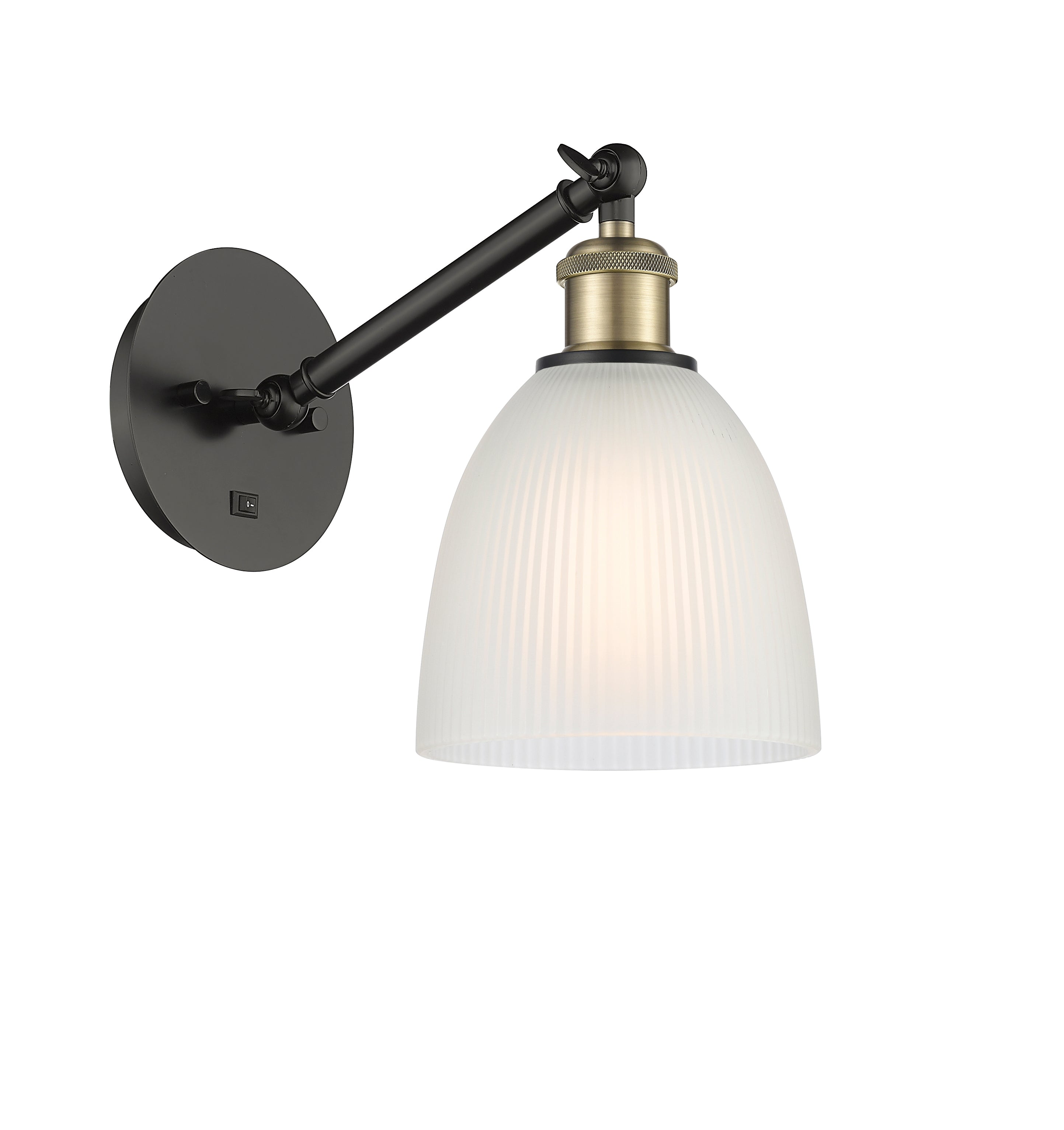 Ballston Sconce Cast Brass 12 Inch
