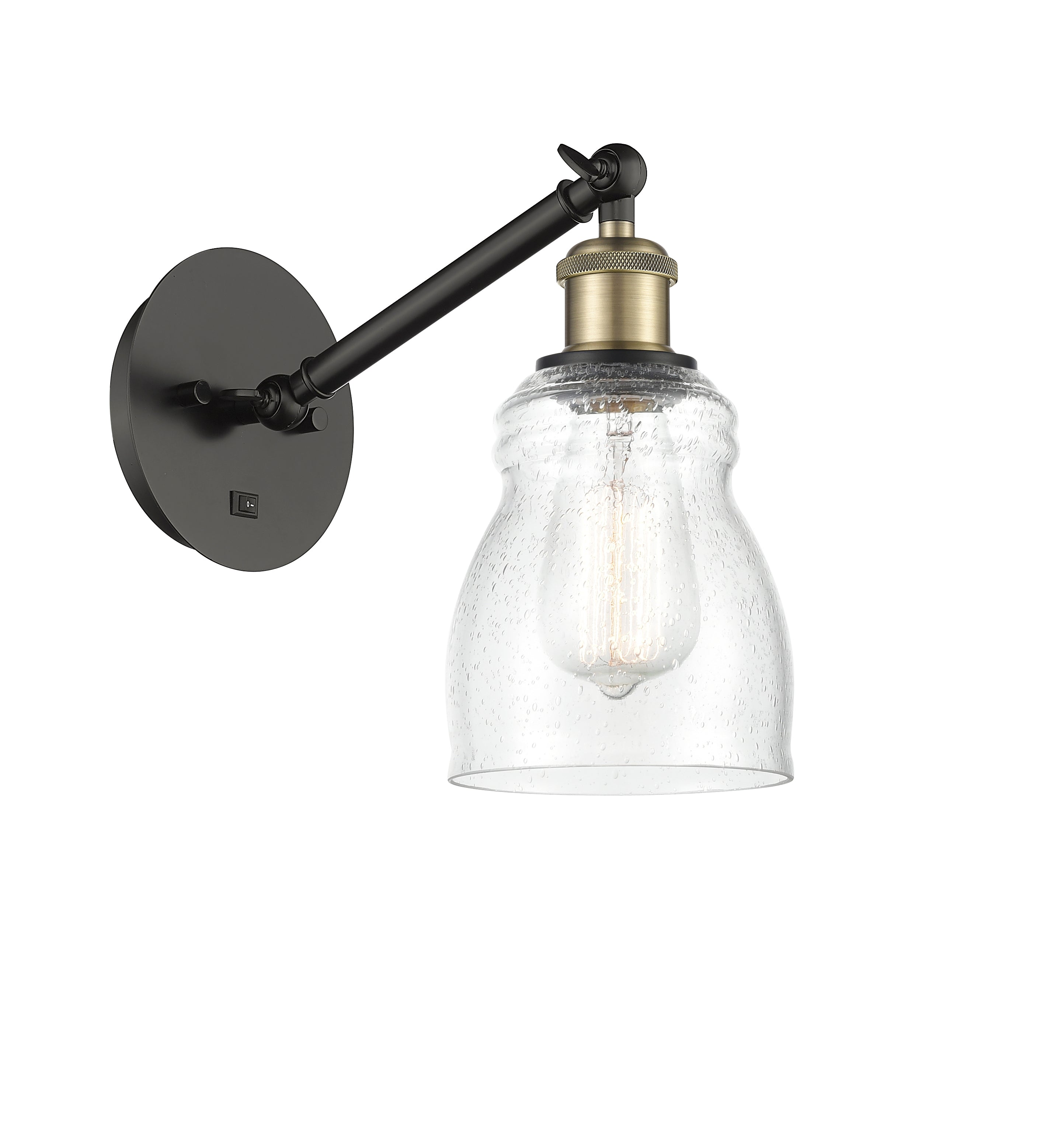 Ballston Sconce Cast Brass Glass Steel