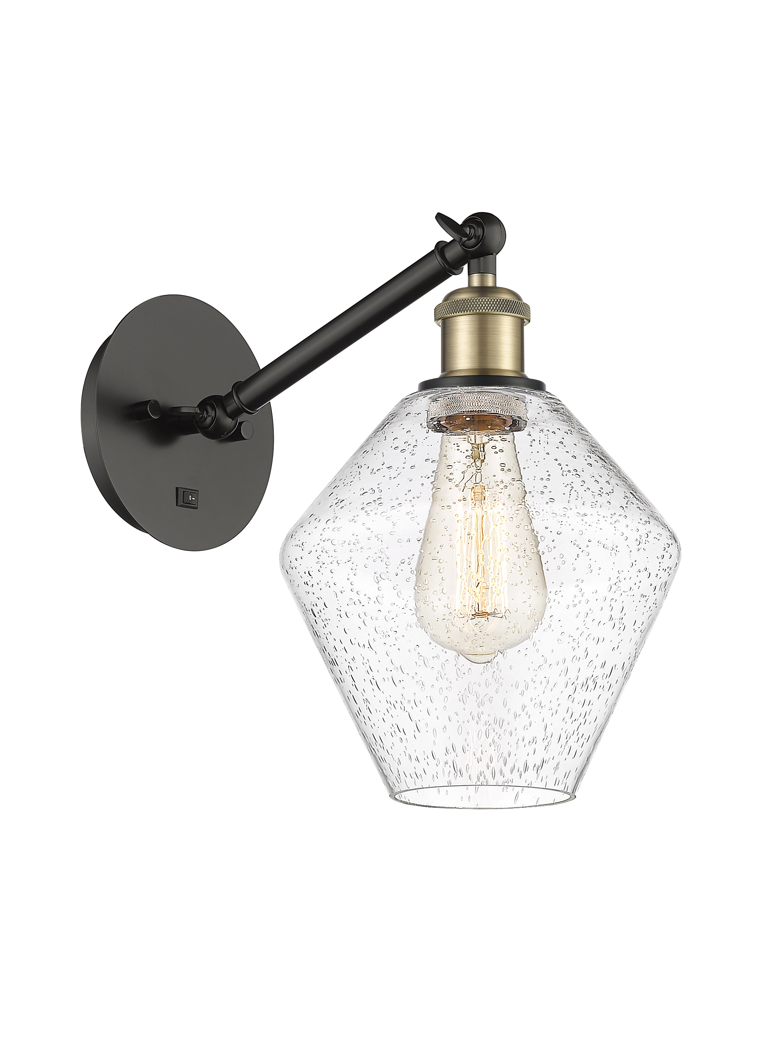 Ballston Sconce Cast Brass Glass Steel