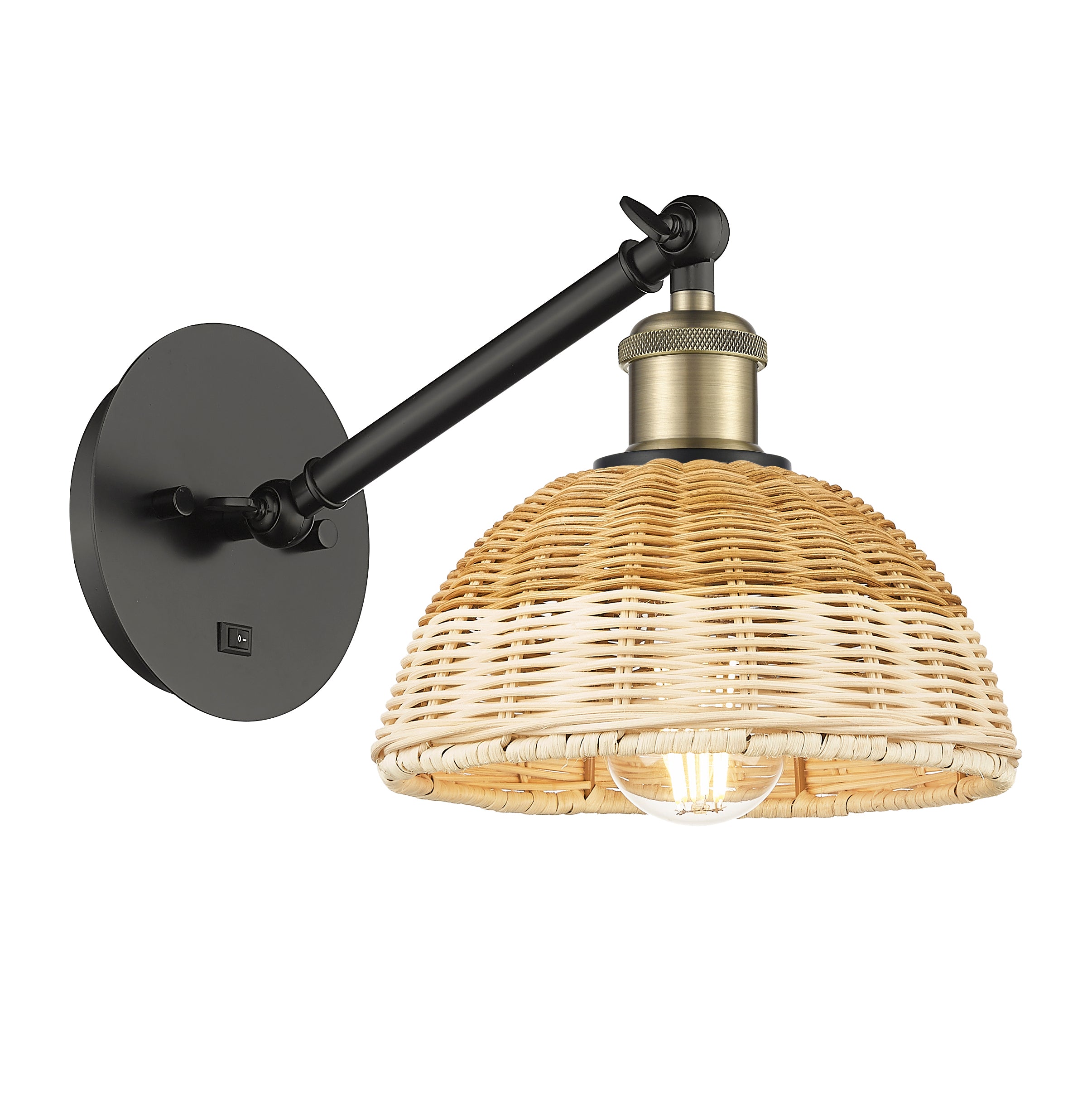 Ballston Sconce Cast Brass 9 Inch Width